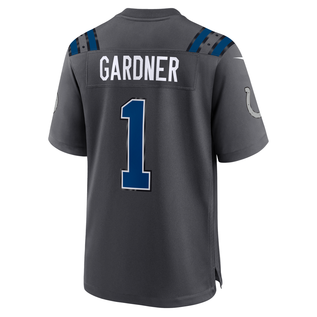Men's Indianapolis Colts Ahmad Sauce Gardner Anthracite 2026 Rivalries Collection Jersey