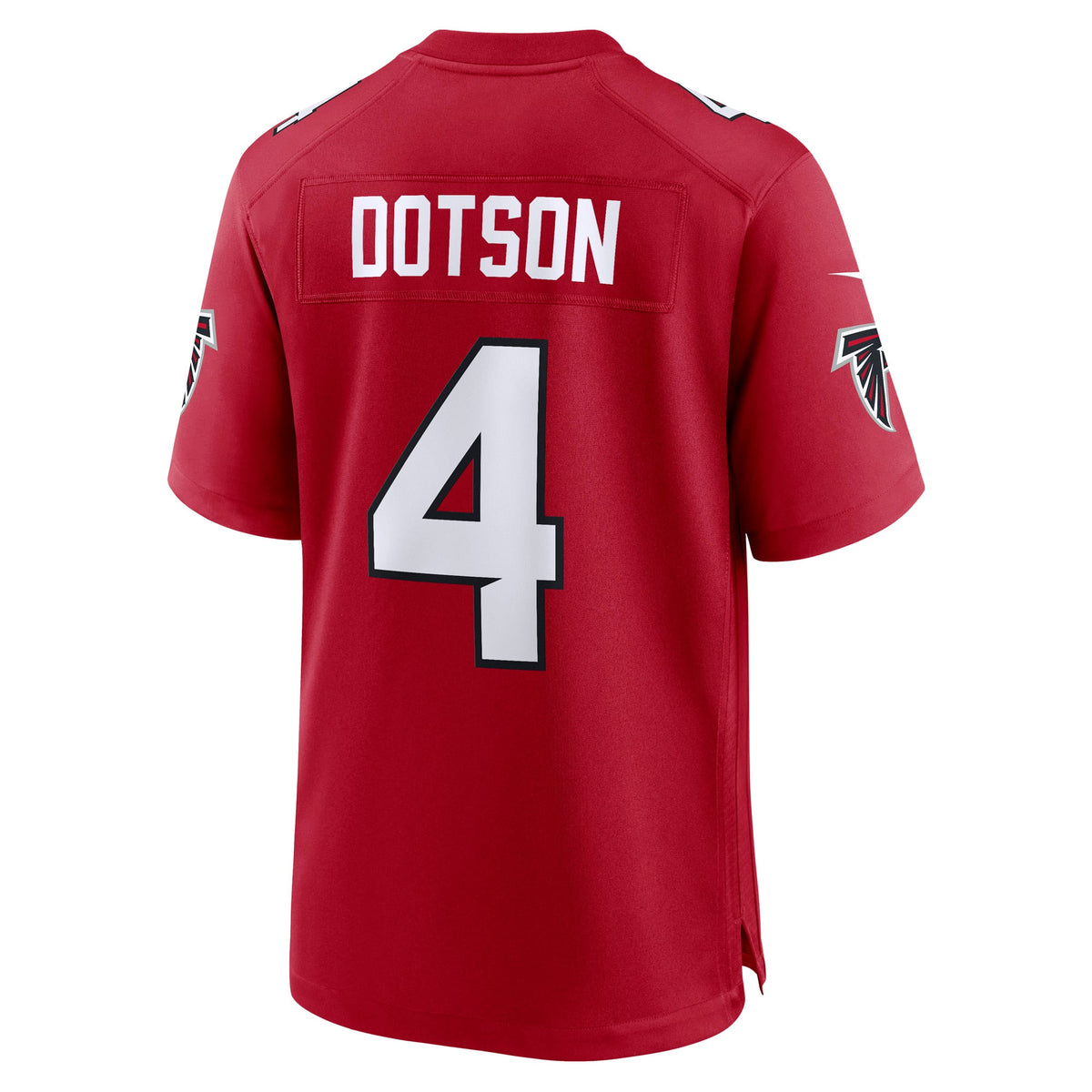 Men's Atlanta Falcons Jahan Dotson Red Team Jersey