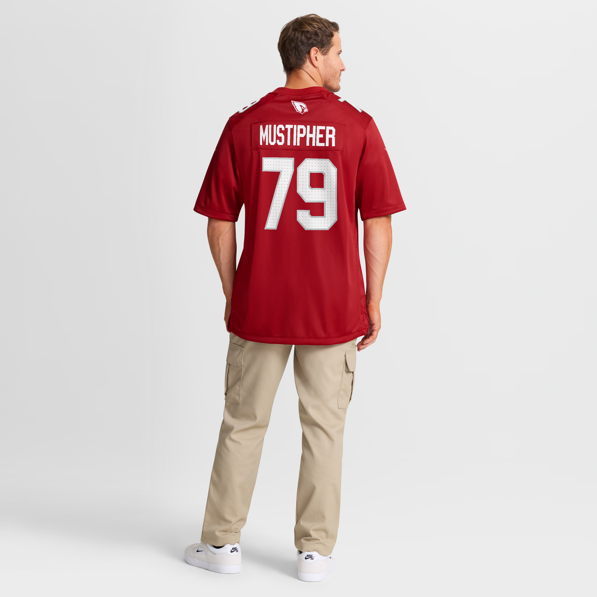 Men's Arizona Cardinals PJ Mustipher Cardinal Team Jersey