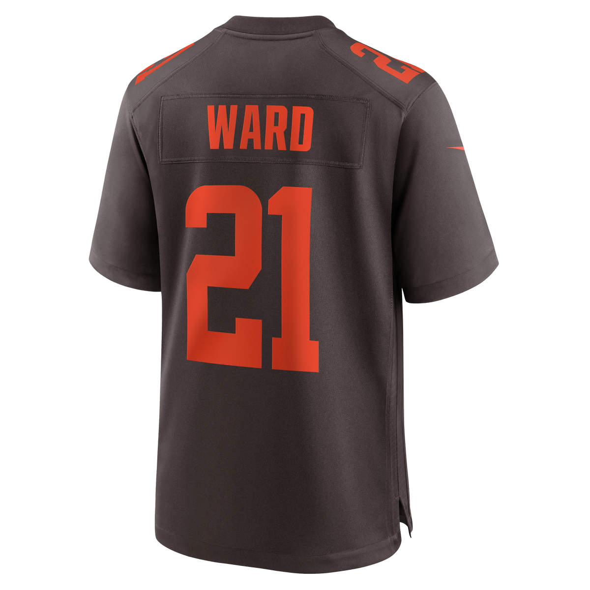 Men's Cleveland Browns Denzel Ward Brown Alpha Dawg Jersey