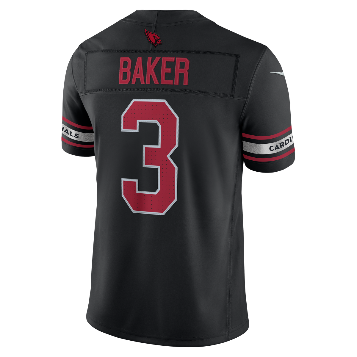 Men's Arizona Cardinals Budda Baker Black Alternate Stitched Jersey