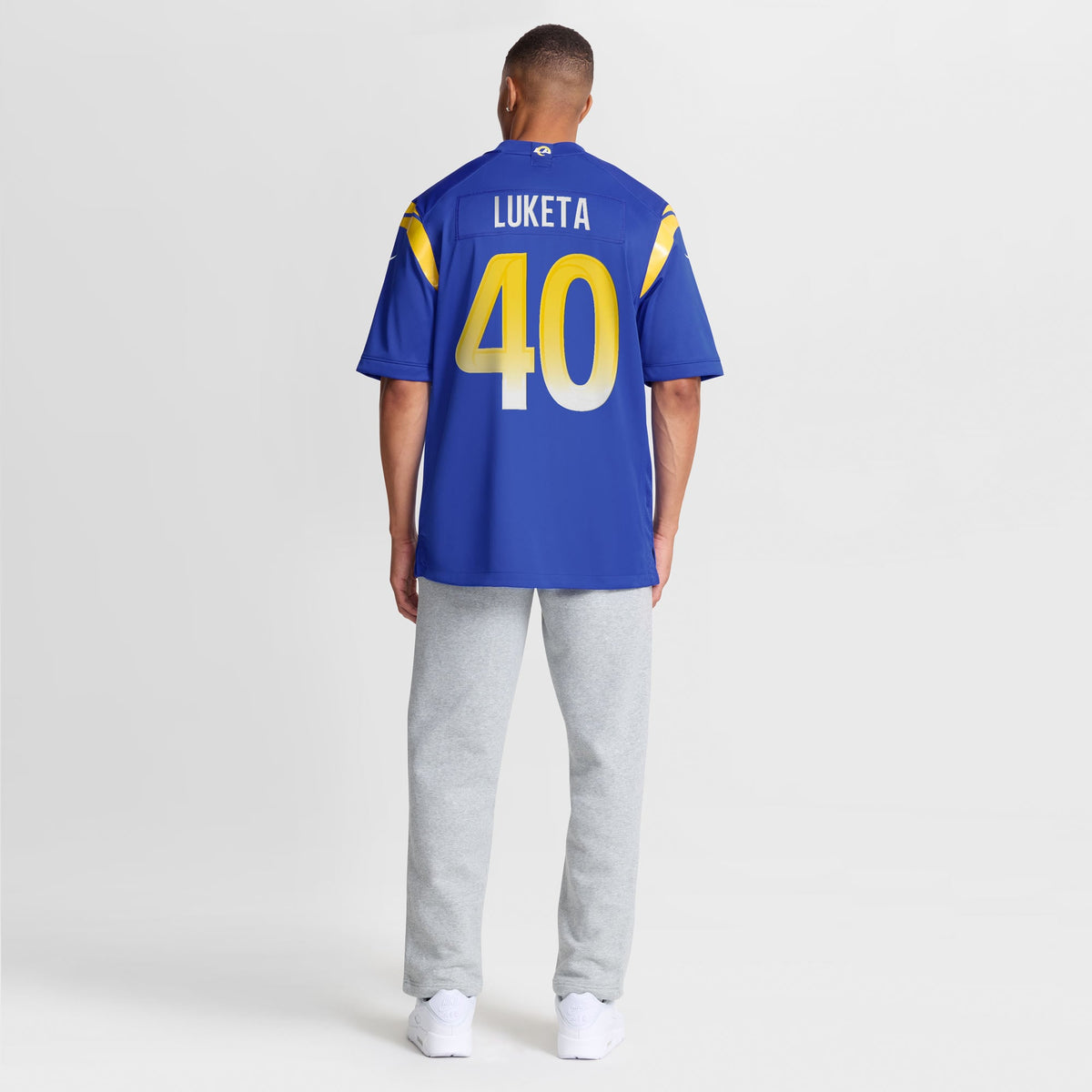 Men's Los Angeles Rams Jesse Luketa Royal Team Jersey