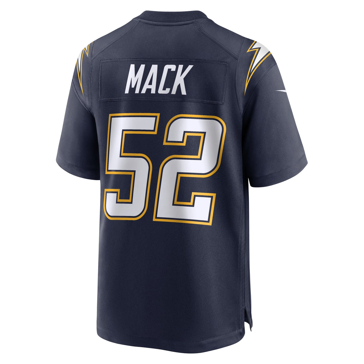 Men's Los Angeles Chargers Khalil Mack Gold Alternate Charger Power Game Player Jersey