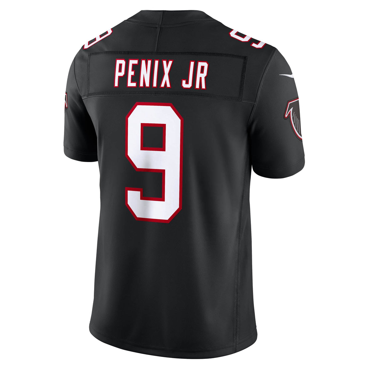 Men's Atlanta Falcons Michael Penix Jr Red Team Stitched Jersey