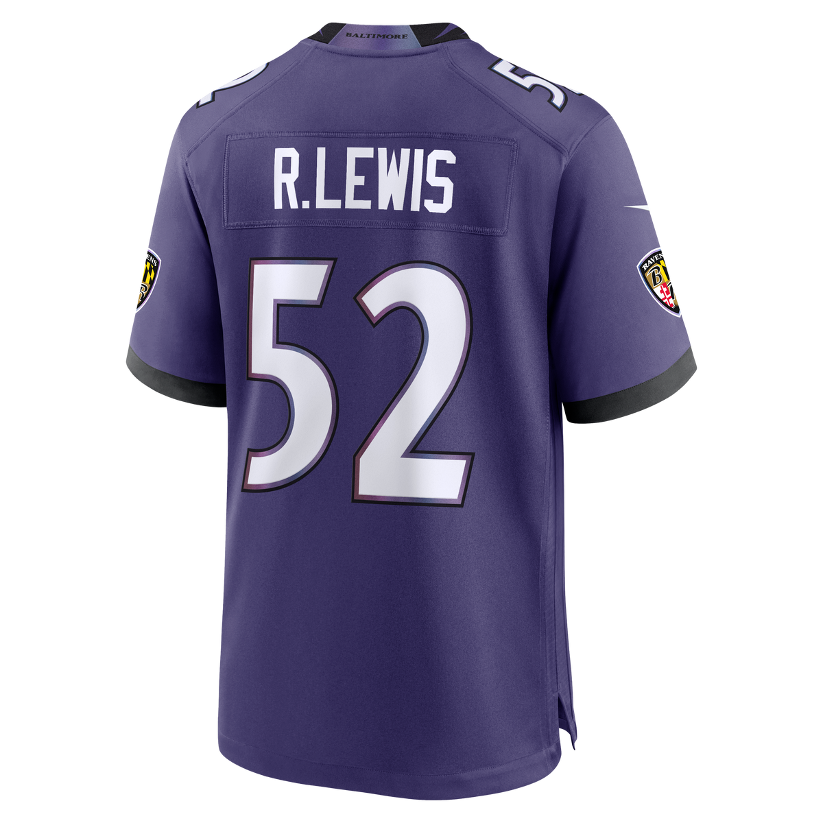 Men's Baltimore Ravens Ray Lewis Purple Team Retired Player Jersey