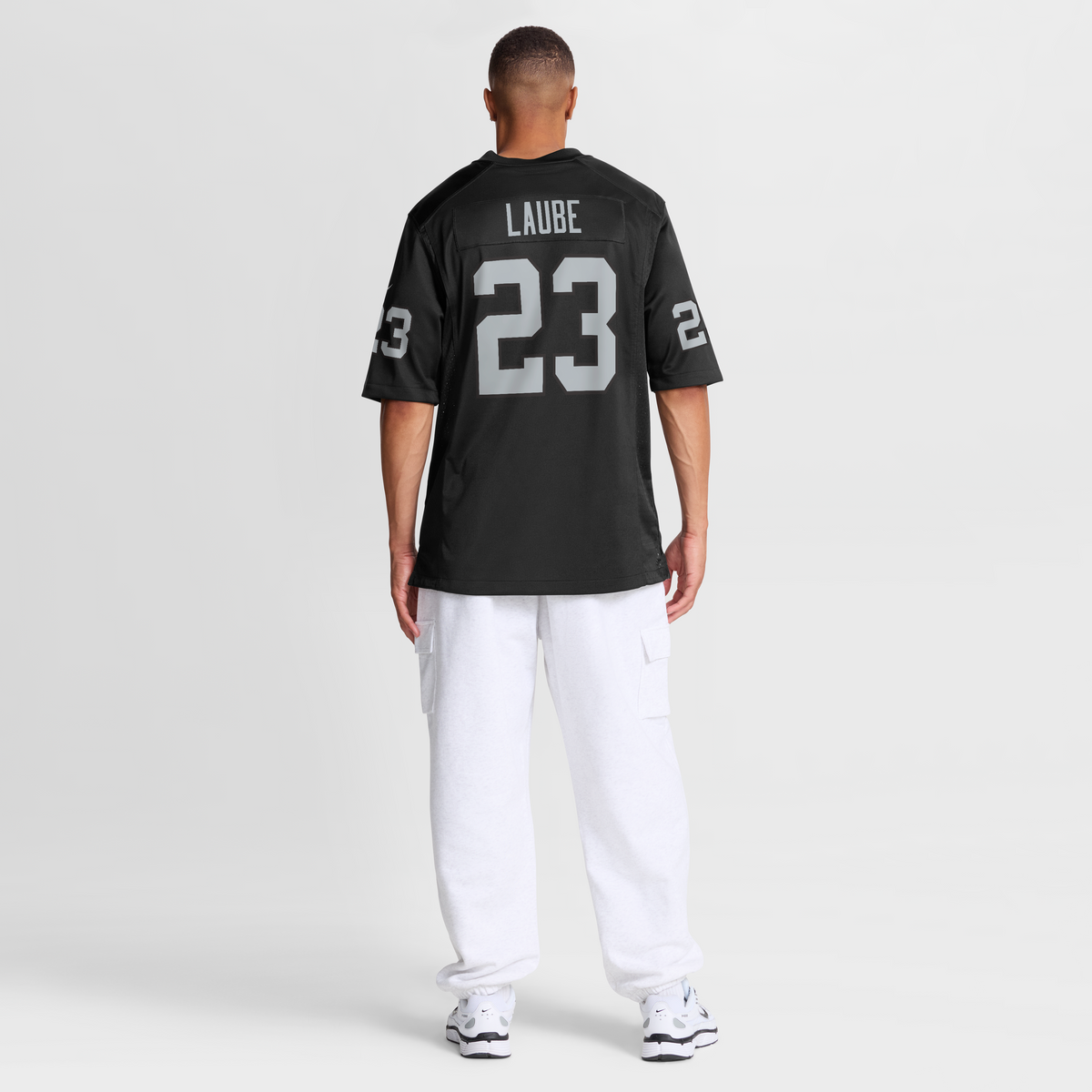 Men's Las Vegas Raiders Dylan Laube Black Team Jersey