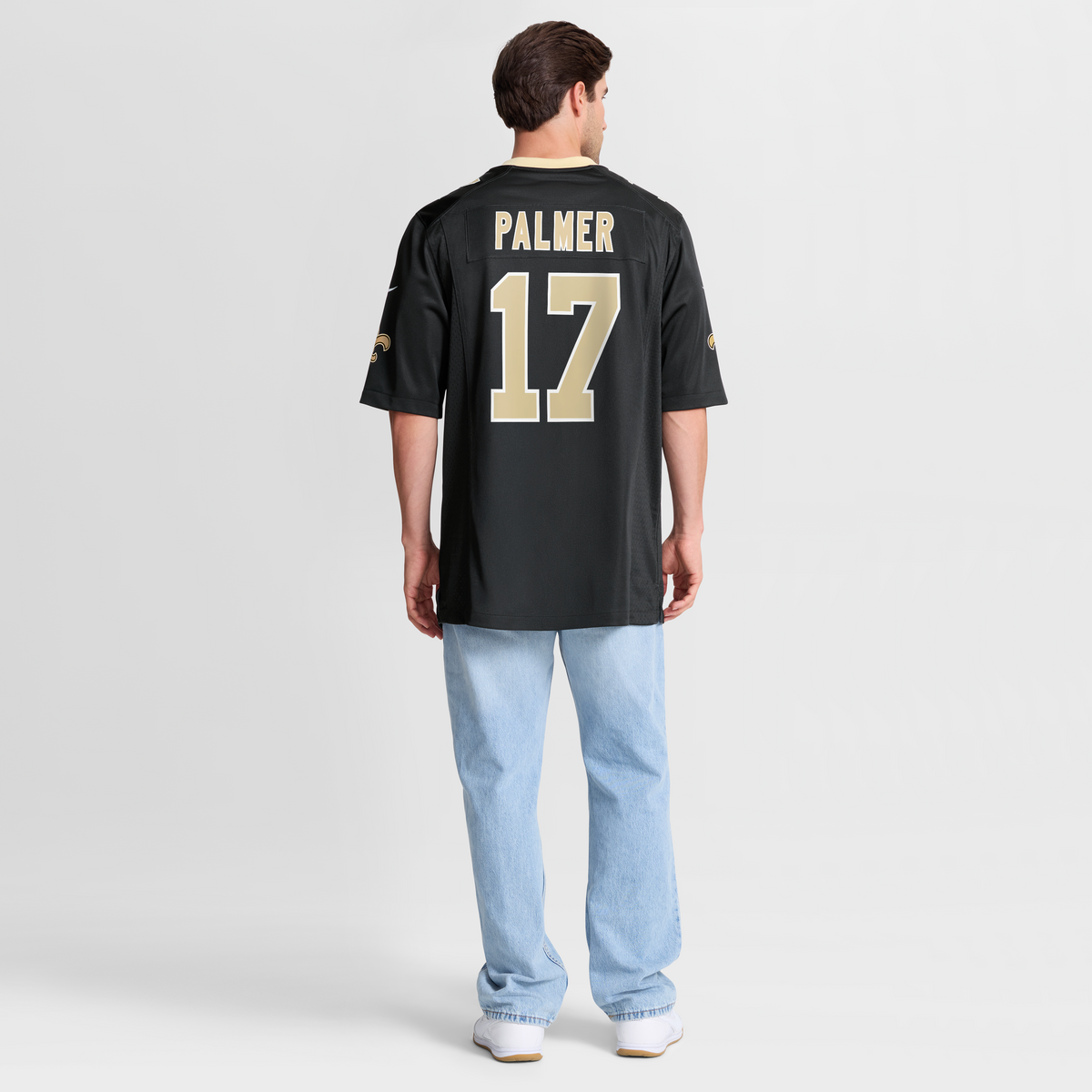 Men's New Orleans Saints Trey Palmer Black Team Jersey