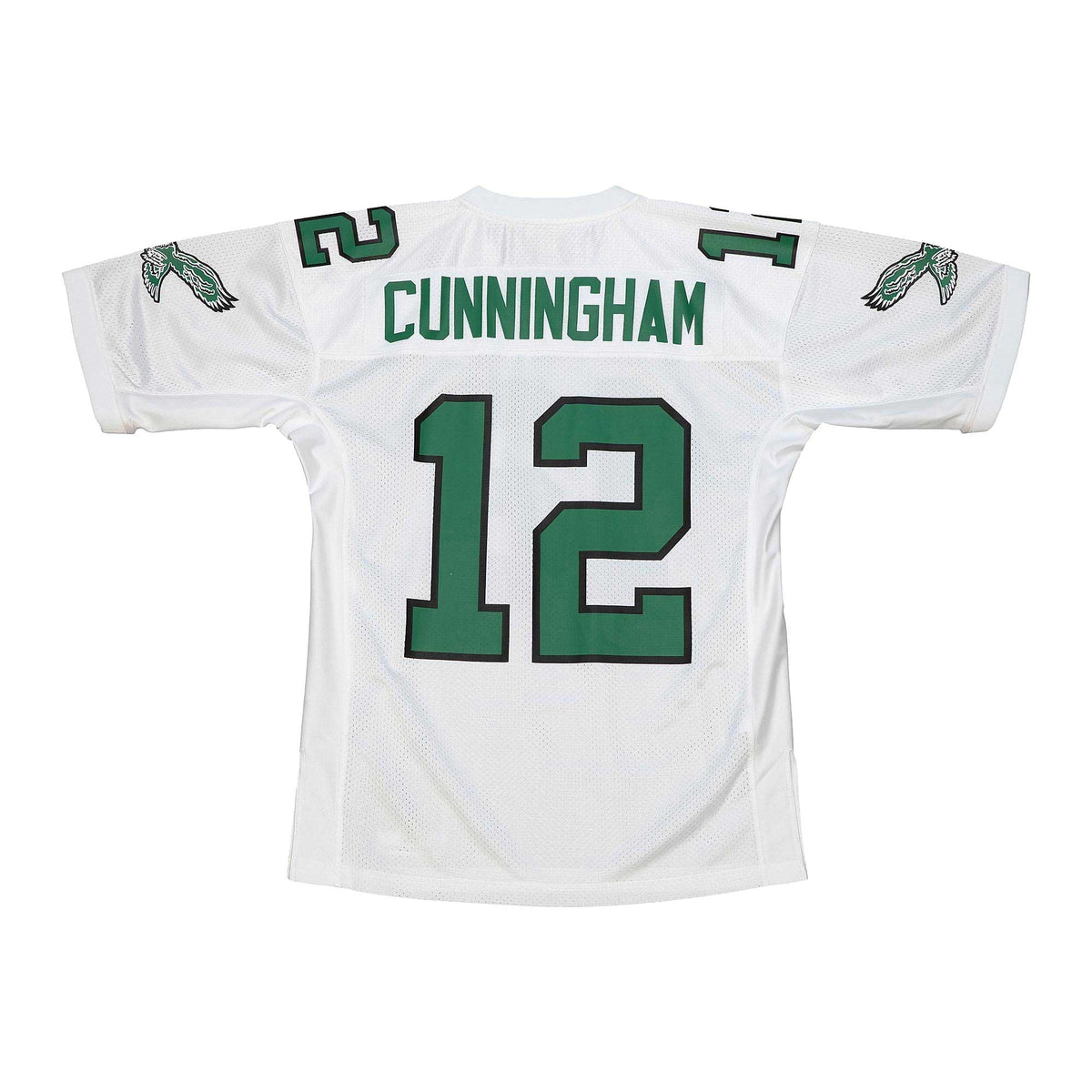 Men's Philadelphia Eagles 1992 Randall Cunningham White Throwback Retired Player Jersey
