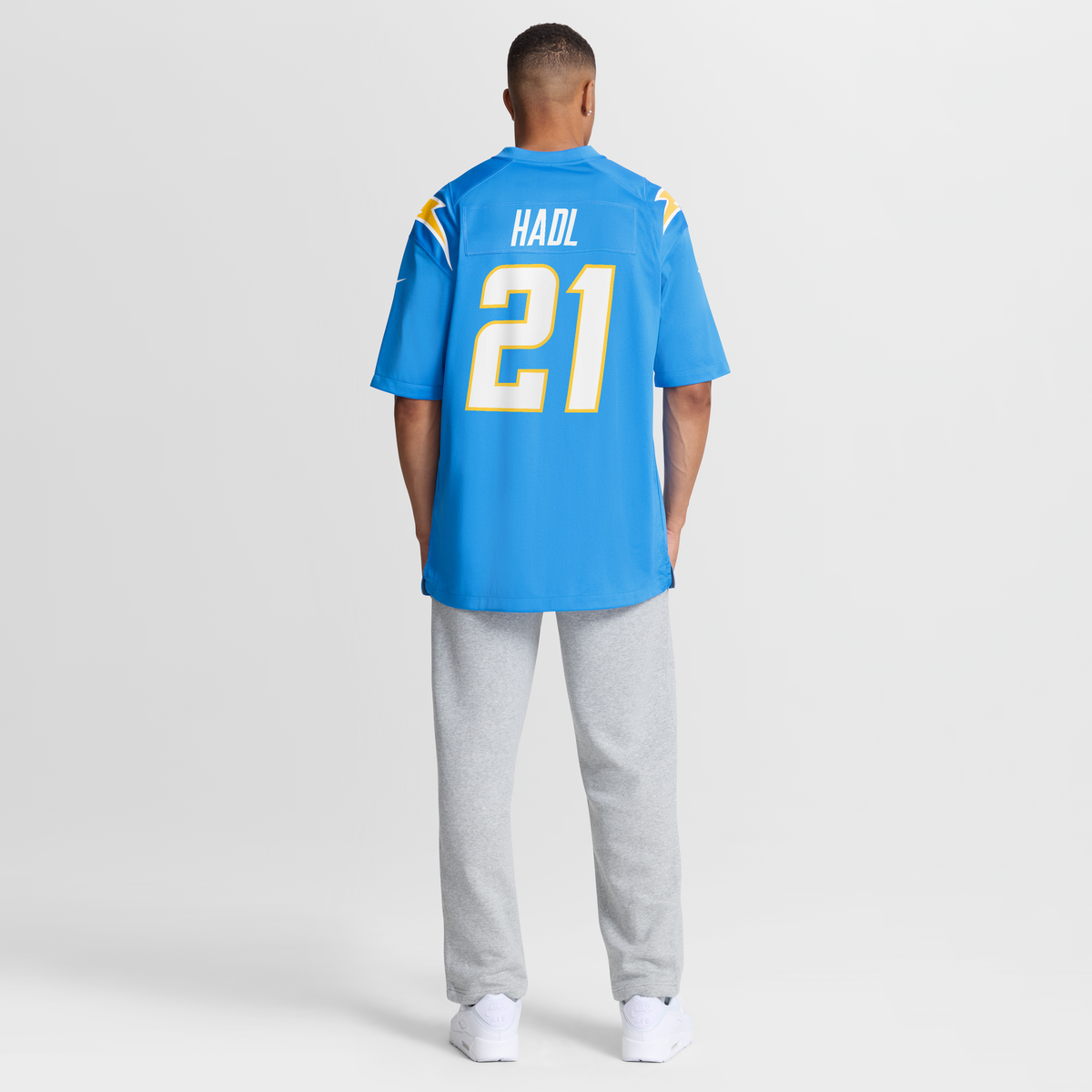 Men's Los Angeles Chargers John Hadl Powder Blue Game Retired Player Jersey