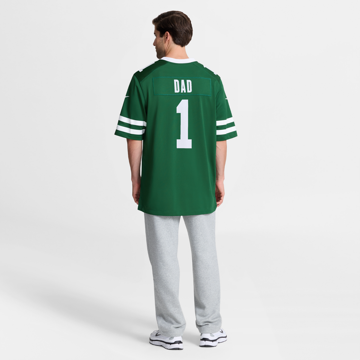 Men's New York Jets Legacy Green #1 Dad Jersey