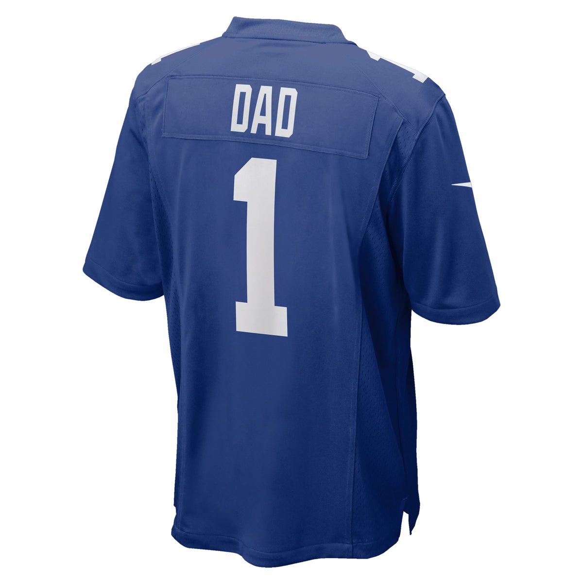 Men's New York Giants Number 1 Dad Royal Jersey