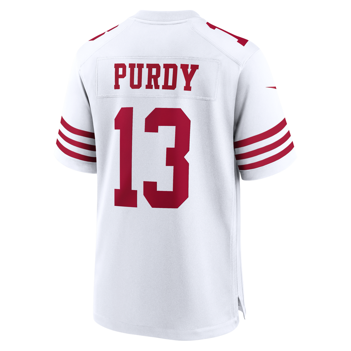 Men's San Francisco 49ers Brock Purdy Scarlet 80th Anniversary Jersey