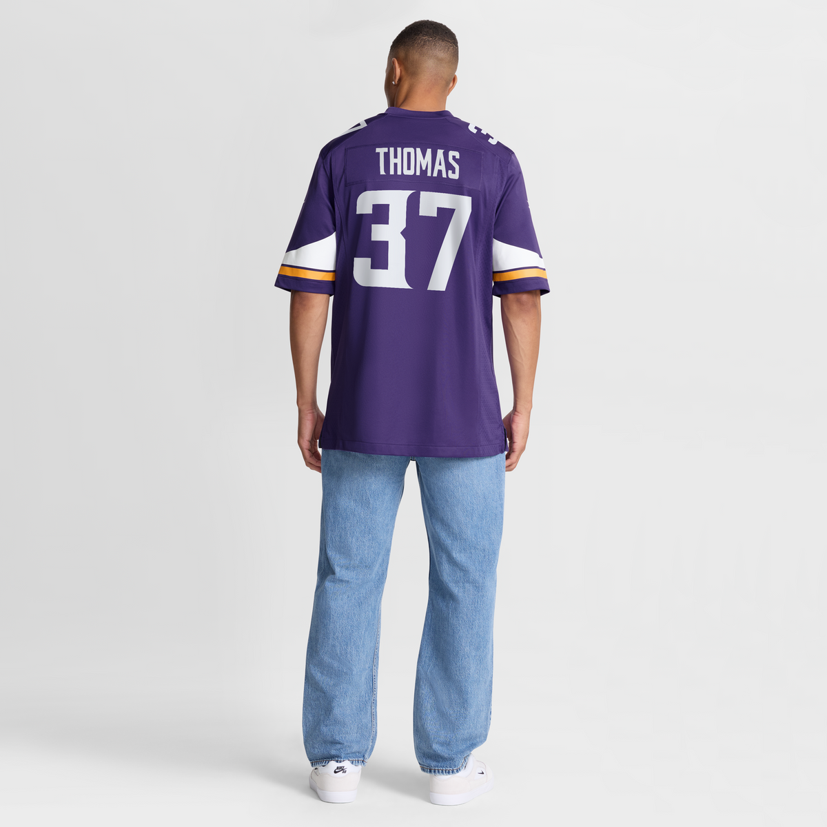Men's Minnesota Vikings Tavierre Thomas Purple Team Jersey