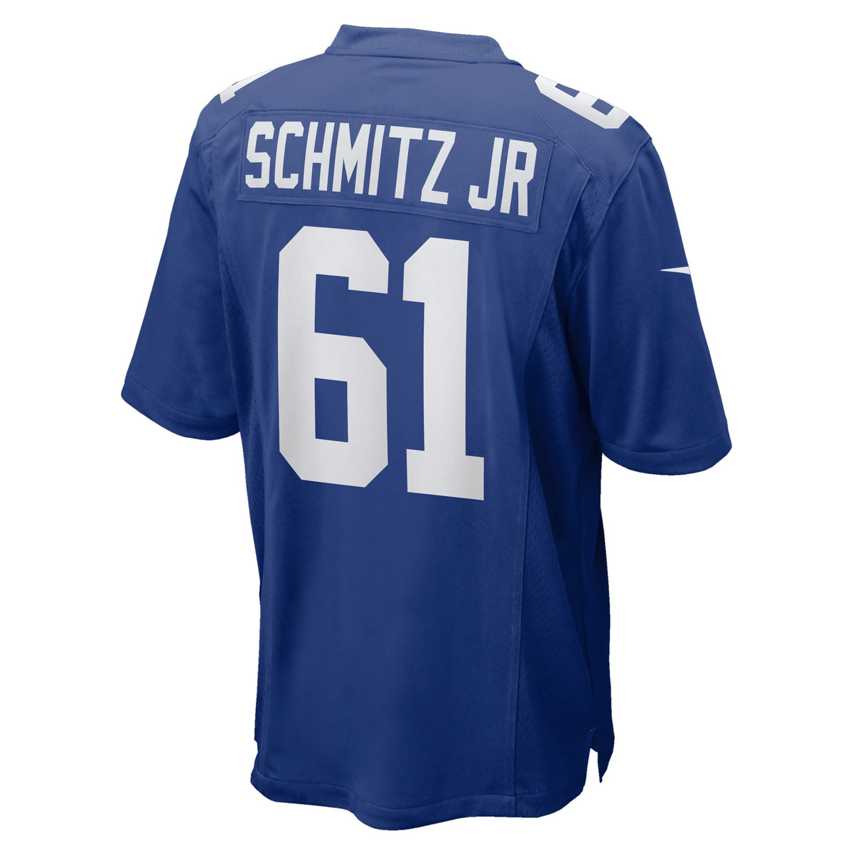 Men's New York Giants John Michael Schmitz Jr Royal Team Jersey