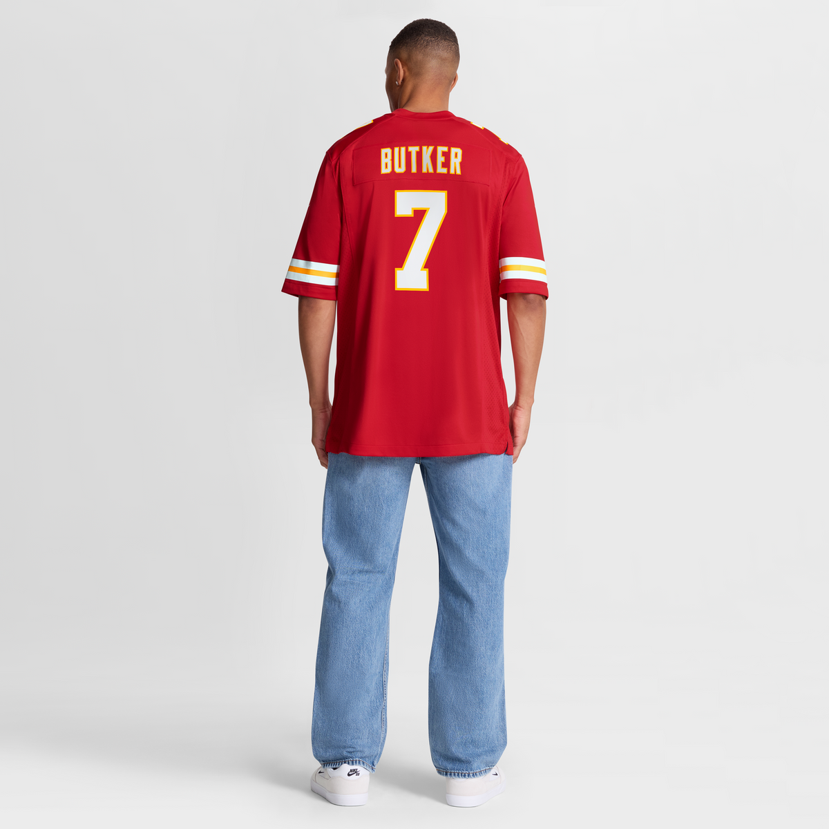 Men's Kansas City Chiefs Harrison Butker Red Jersey