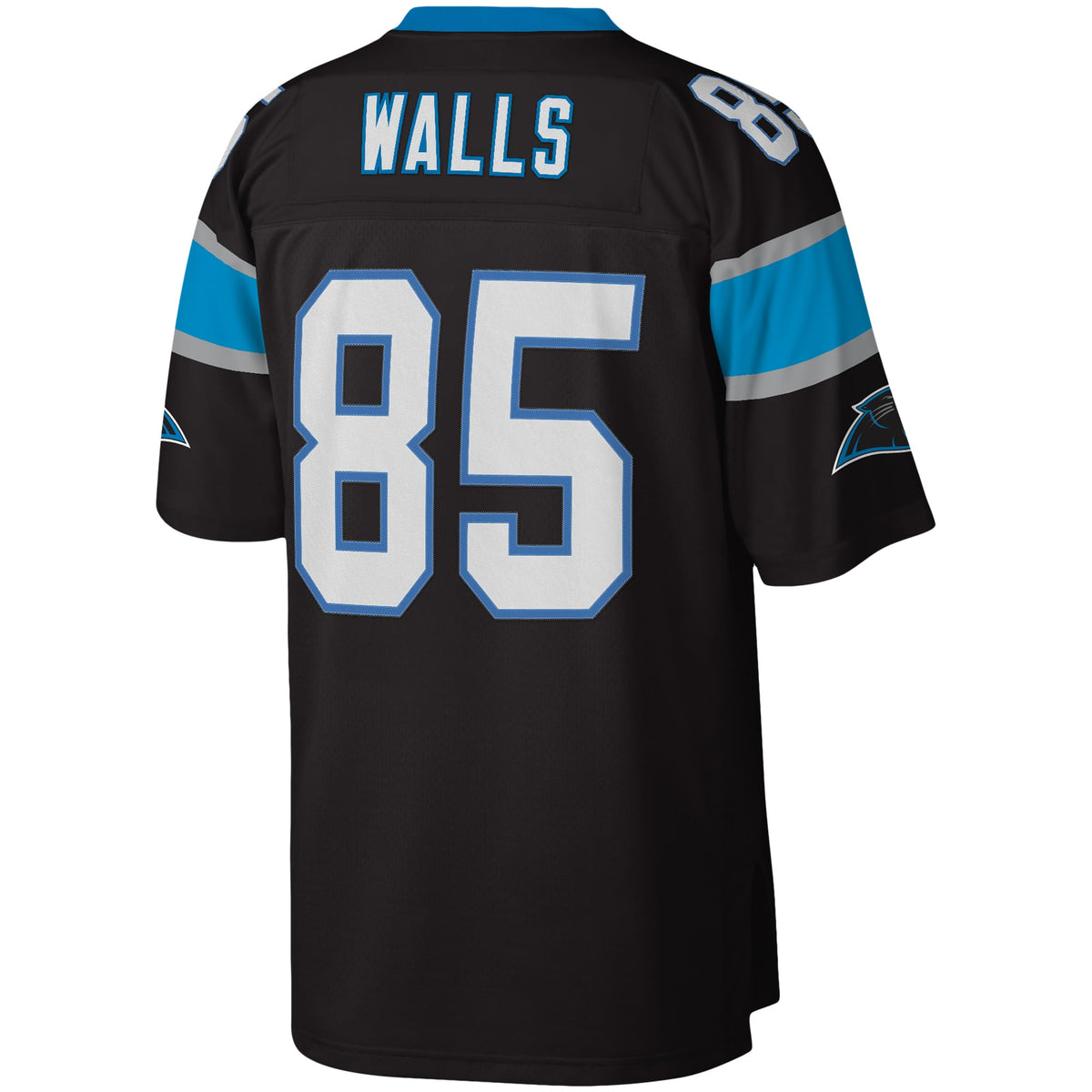 Men's Carolina Panthers Wesley Walls Black Legacy Replica Jersey