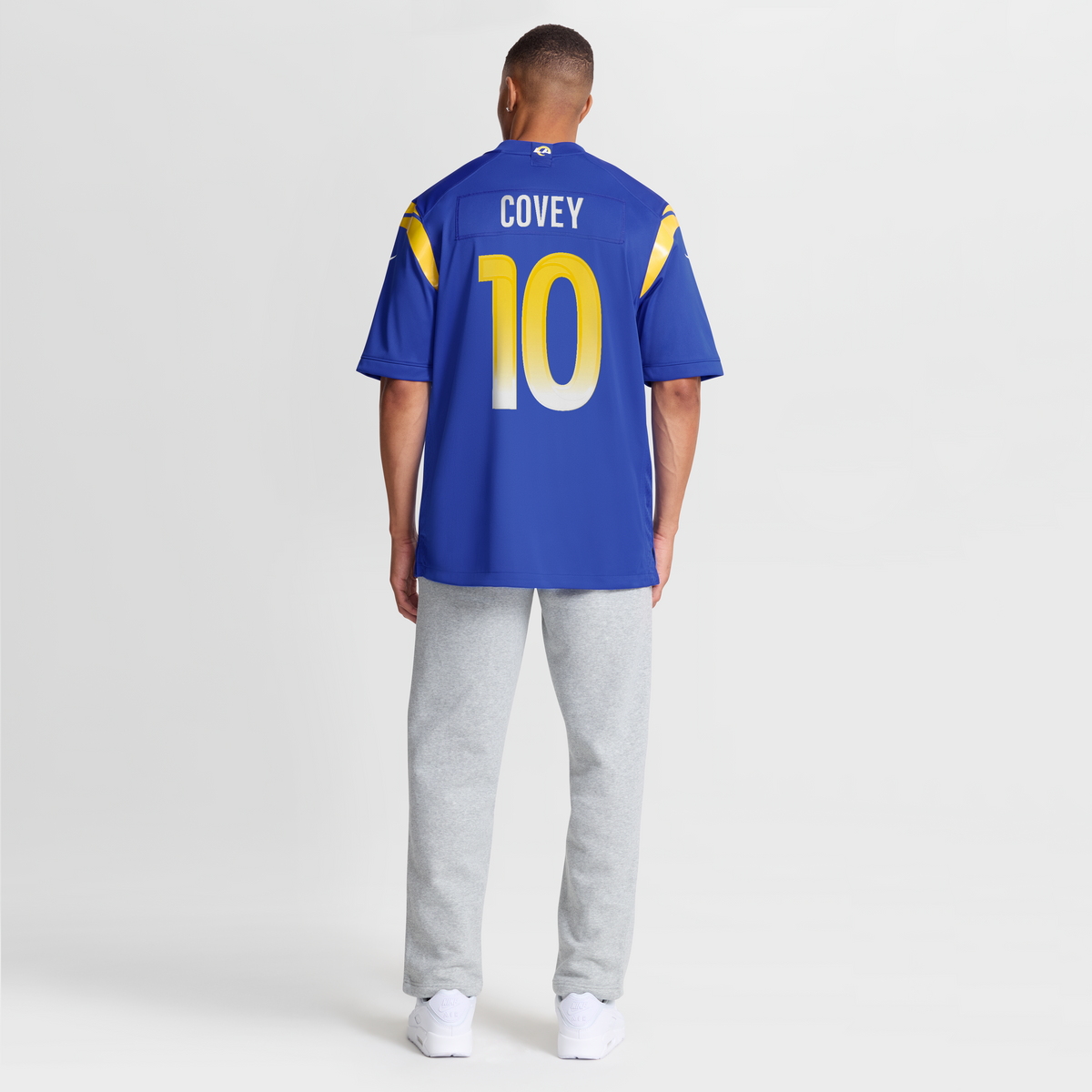 Men's Los Angeles Rams Britain Covey Royal Team Jersey