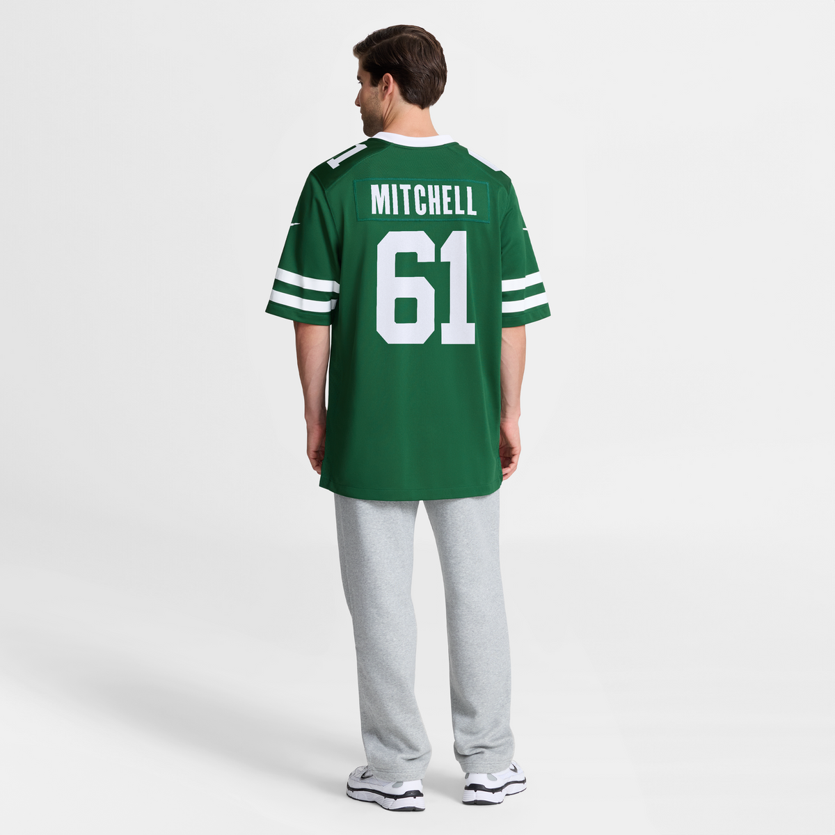 Men's New York Jets Max Mitchell Legacy Green Team Jersey
