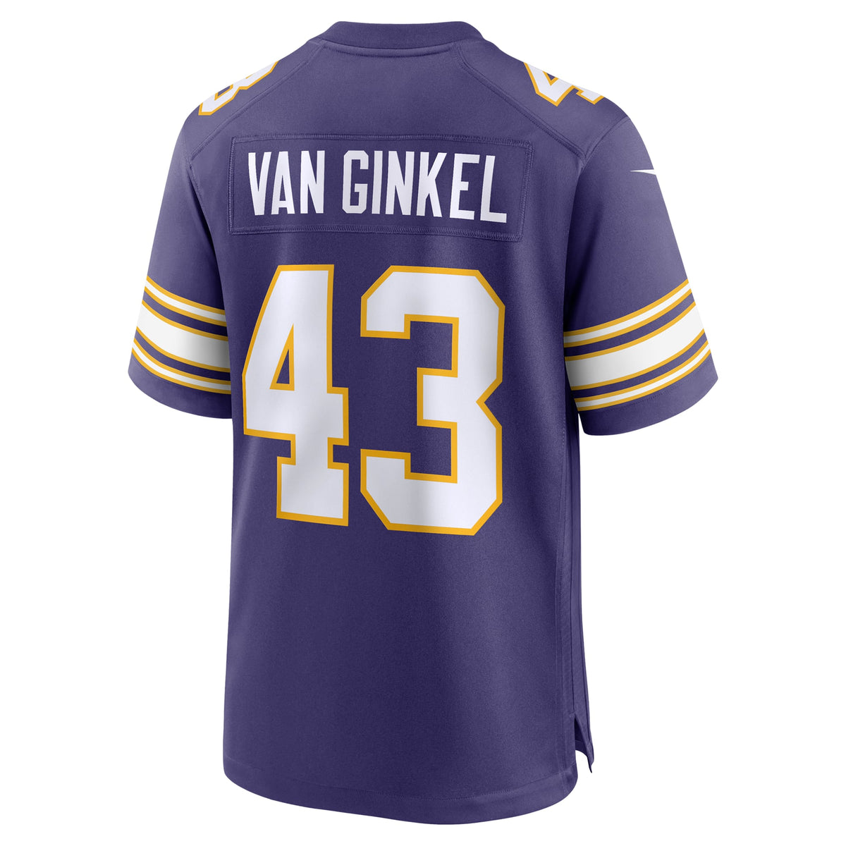 Men's Minnesota Vikings Andrew Van Ginkel Purple Alternate Jersey