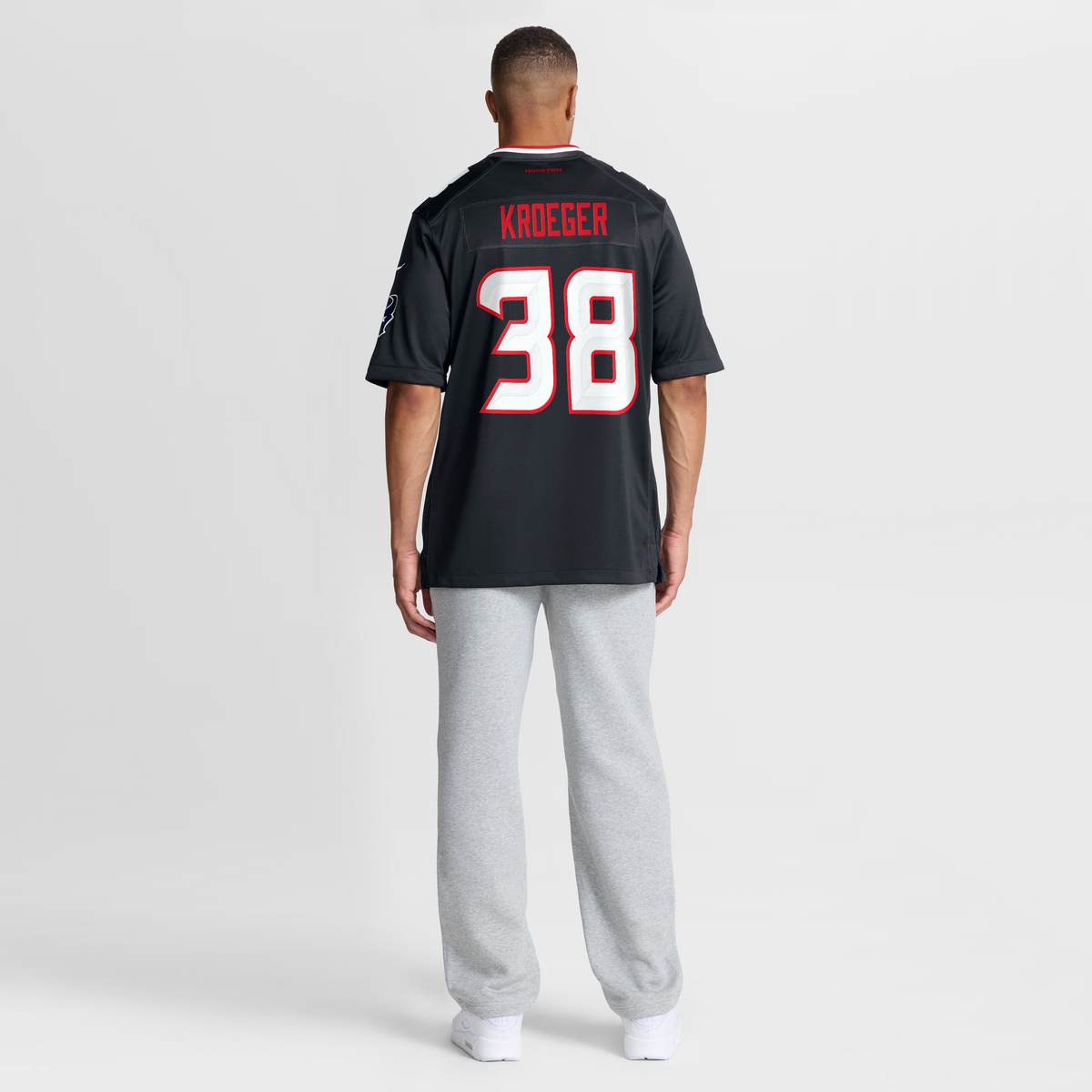 Men's Houston Texans Kai Kroeger Navy Team Jersey