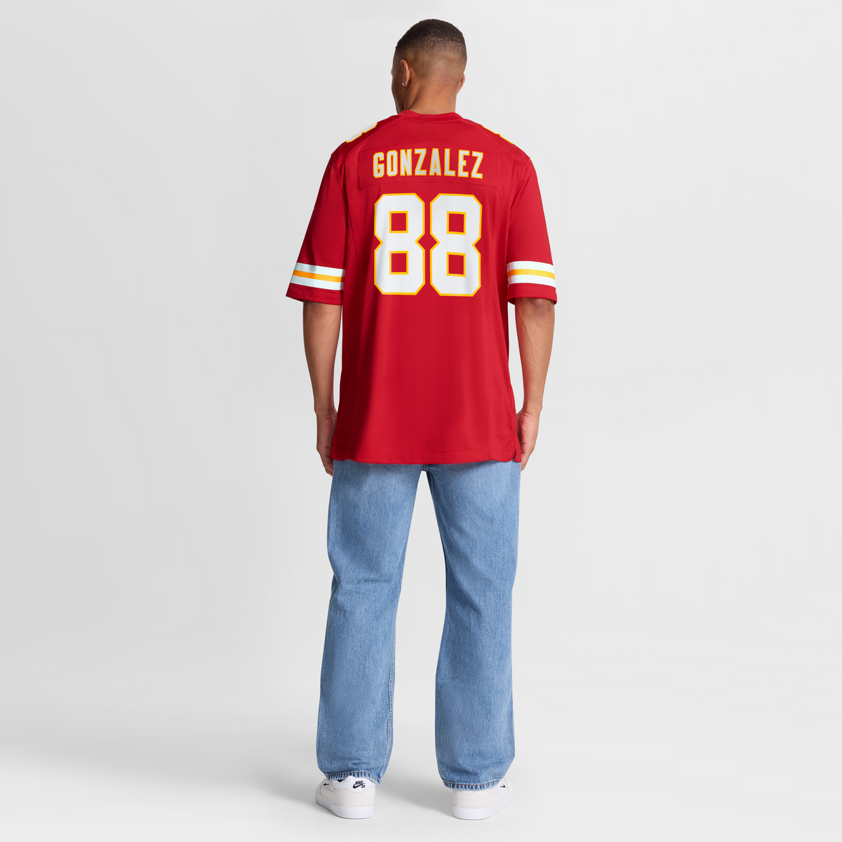 Men's Kansas City Chiefs Tony Gonzalez White Retired Player Jersey