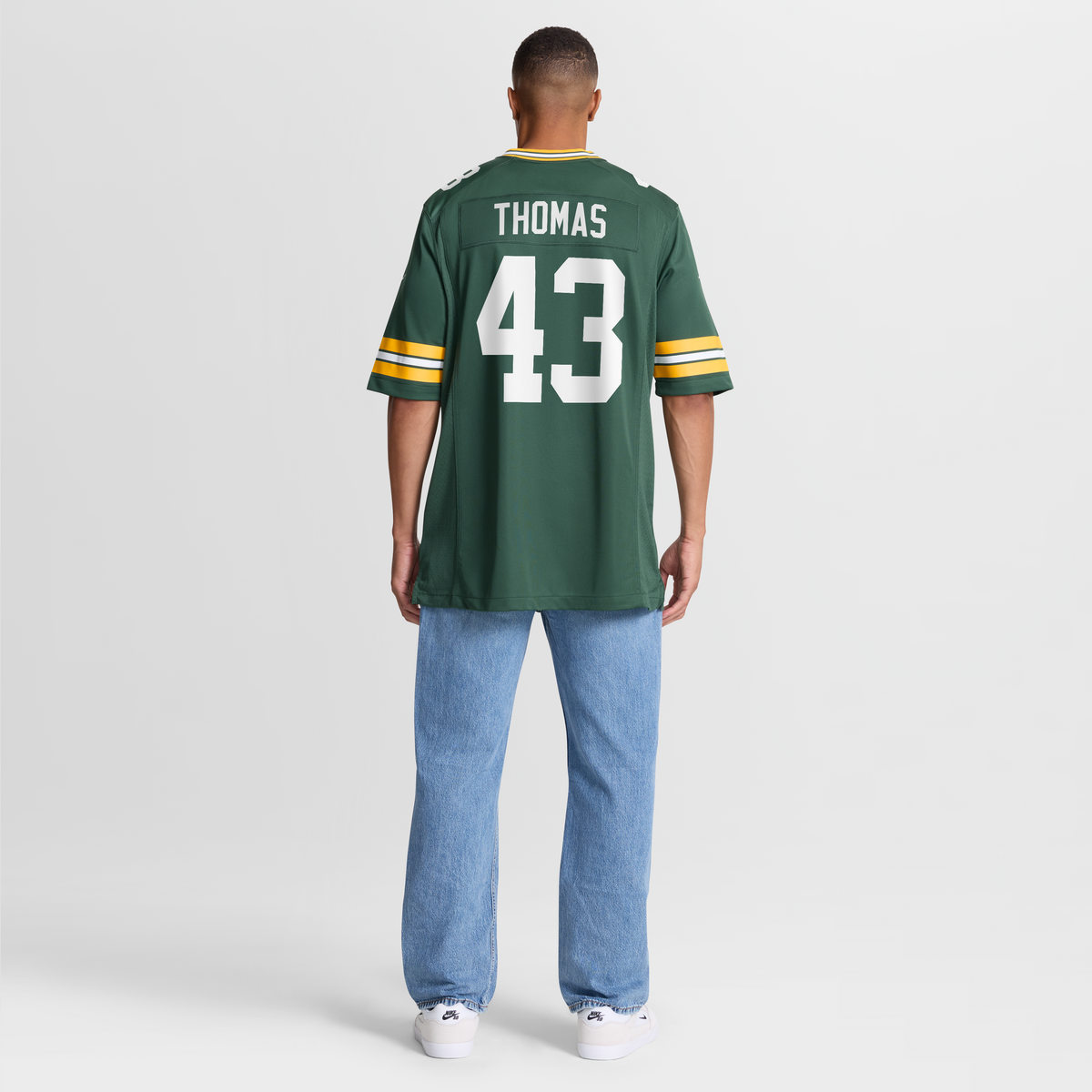 Men's Green Bay Packers Kiondre Thomas Green Game Player Jersey