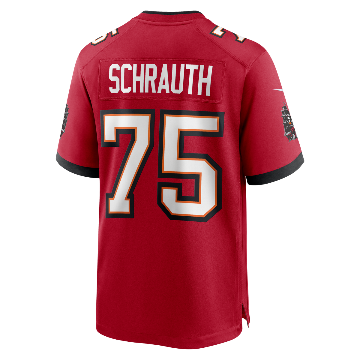 Men's Tampa Bay Buccaneers Billy Schrauth Red Team Jersey