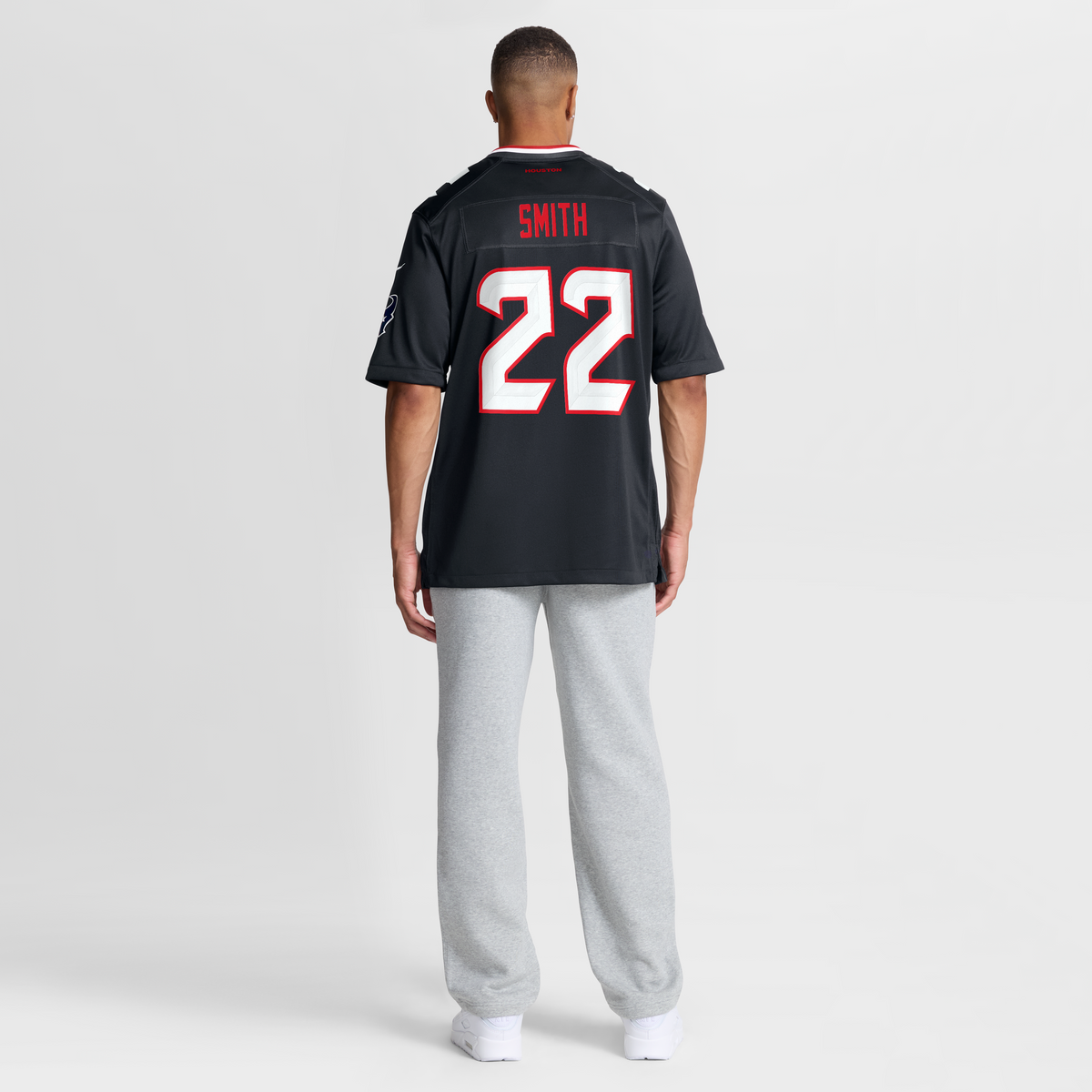 Men's Houston Texans Jaylin Smith Navy Team Jersey