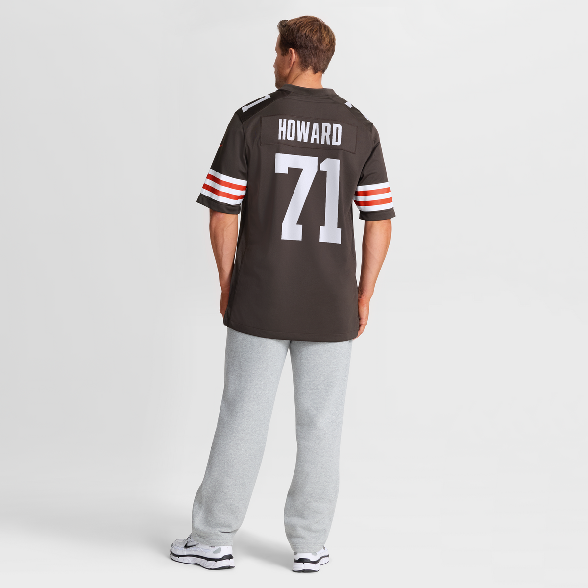 Men's Cleveland Browns Tytus Howard Brown Team Jersey