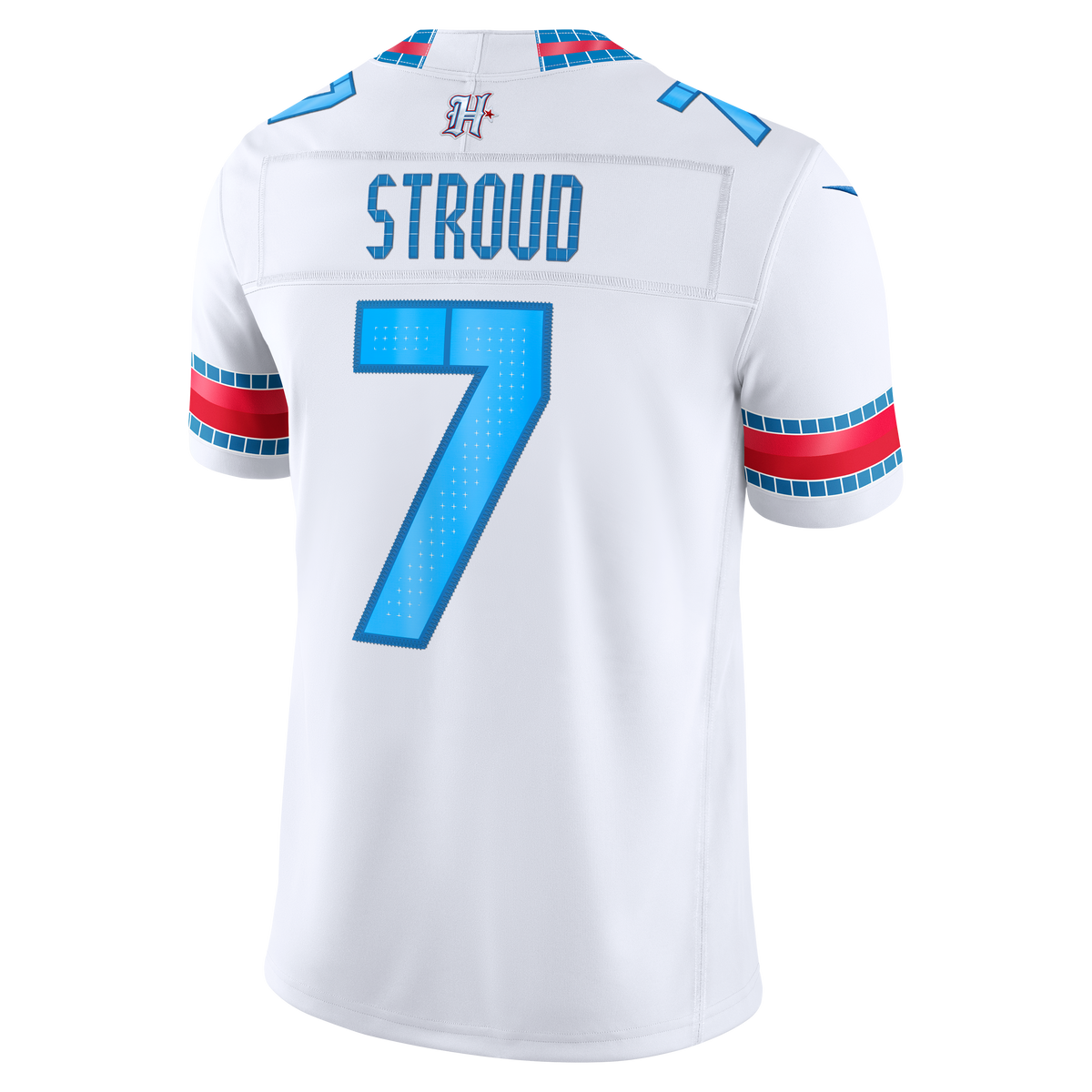 Men's Houston Texans C J Stroud White 2026 Rivalries Collection Stitched Jersey