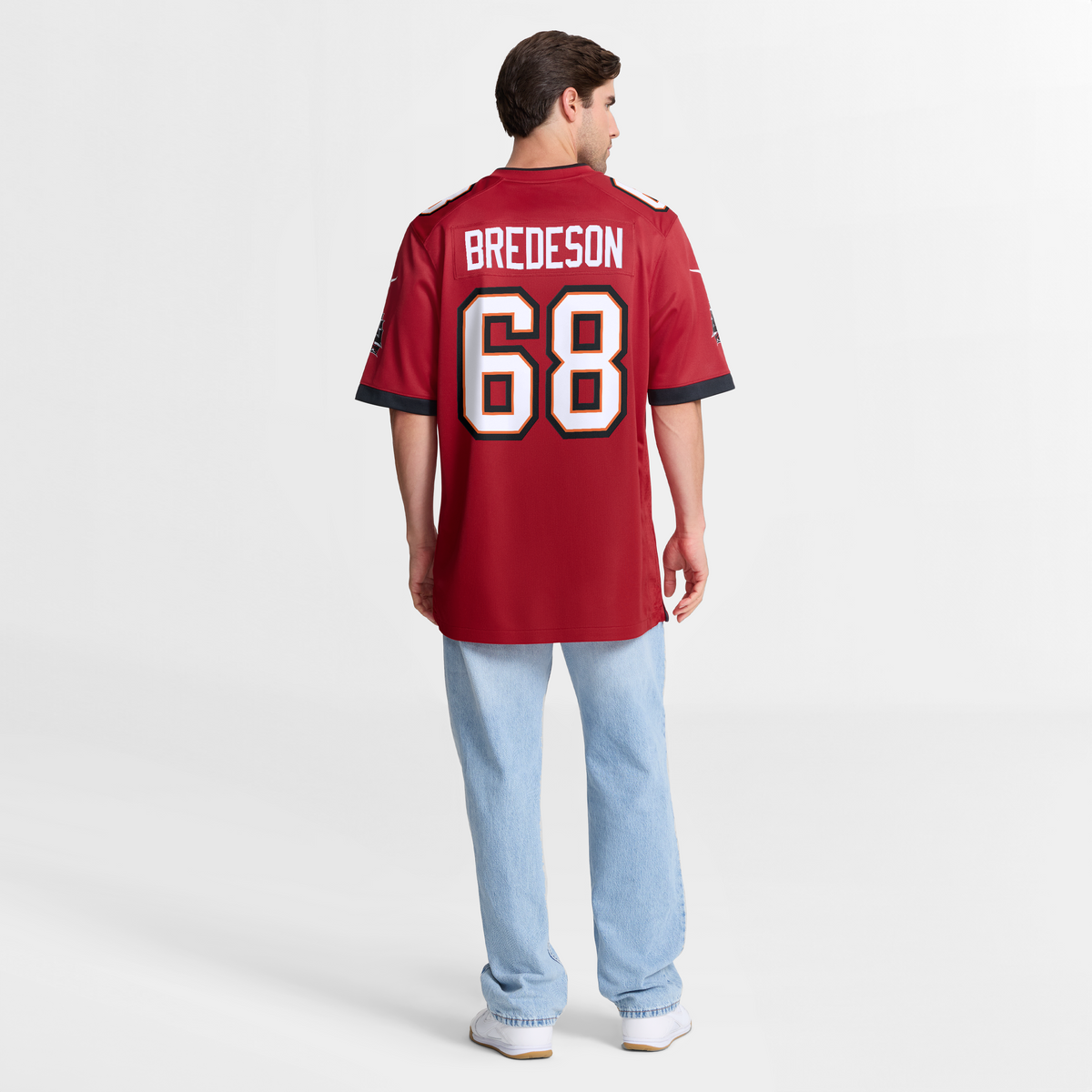 Men's Tampa Bay Buccaneers Ben Bredeson Red Jersey