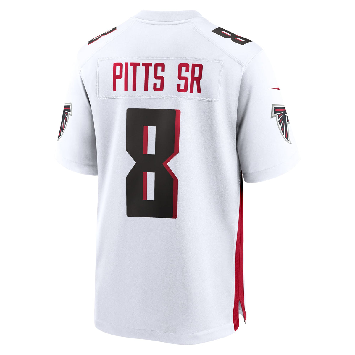 Men's Atlanta Falcons Kyle Pitts Sr White White Jersey
