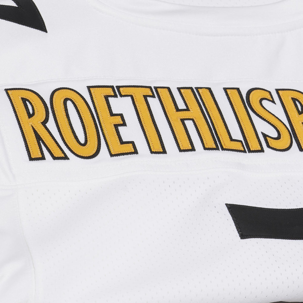 Men's Pittsburgh Steelers Ben Roethlisberger White 2005 Throwback Jersey