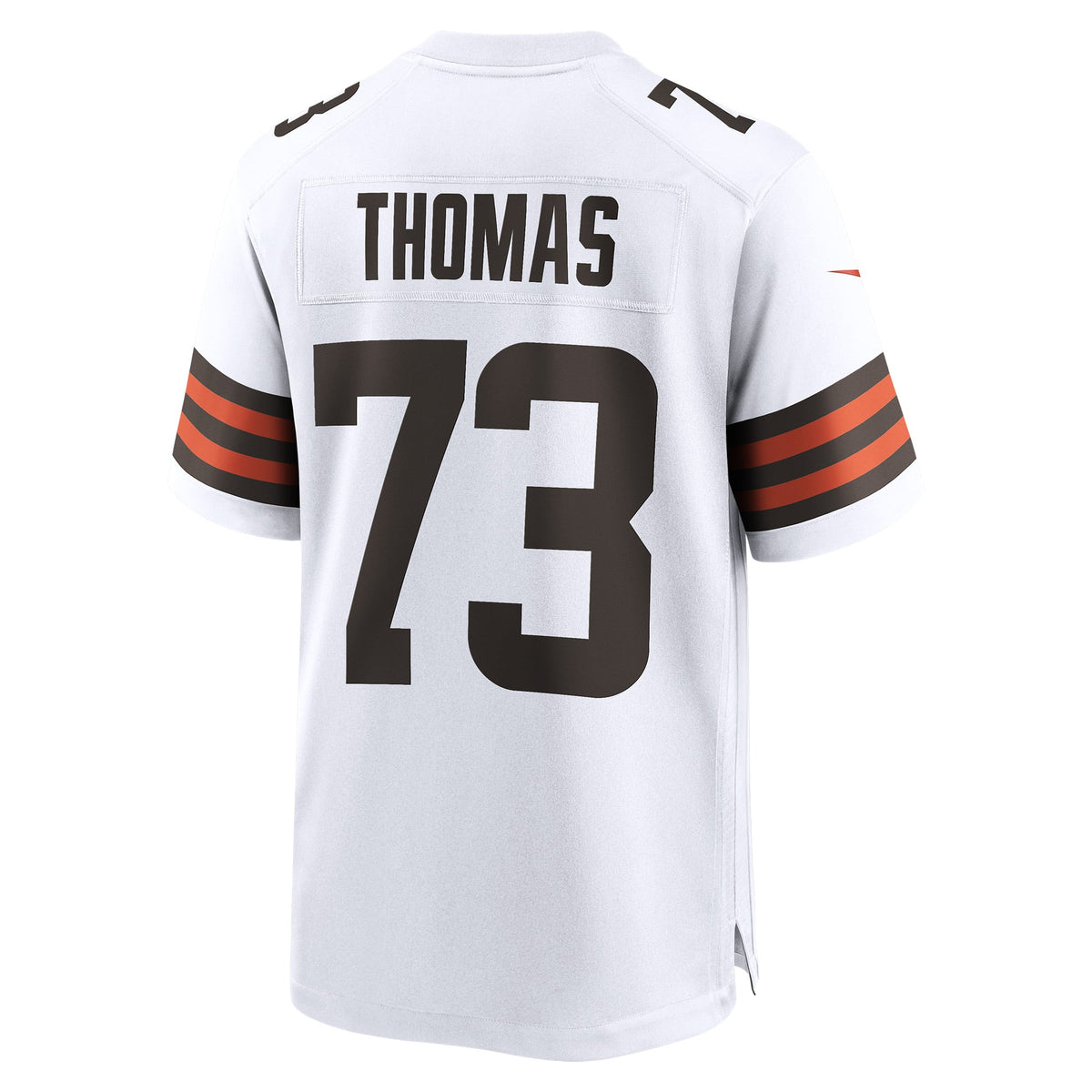 Men's Cleveland Browns Joe Thomas Brown Retired Game Player Jersey