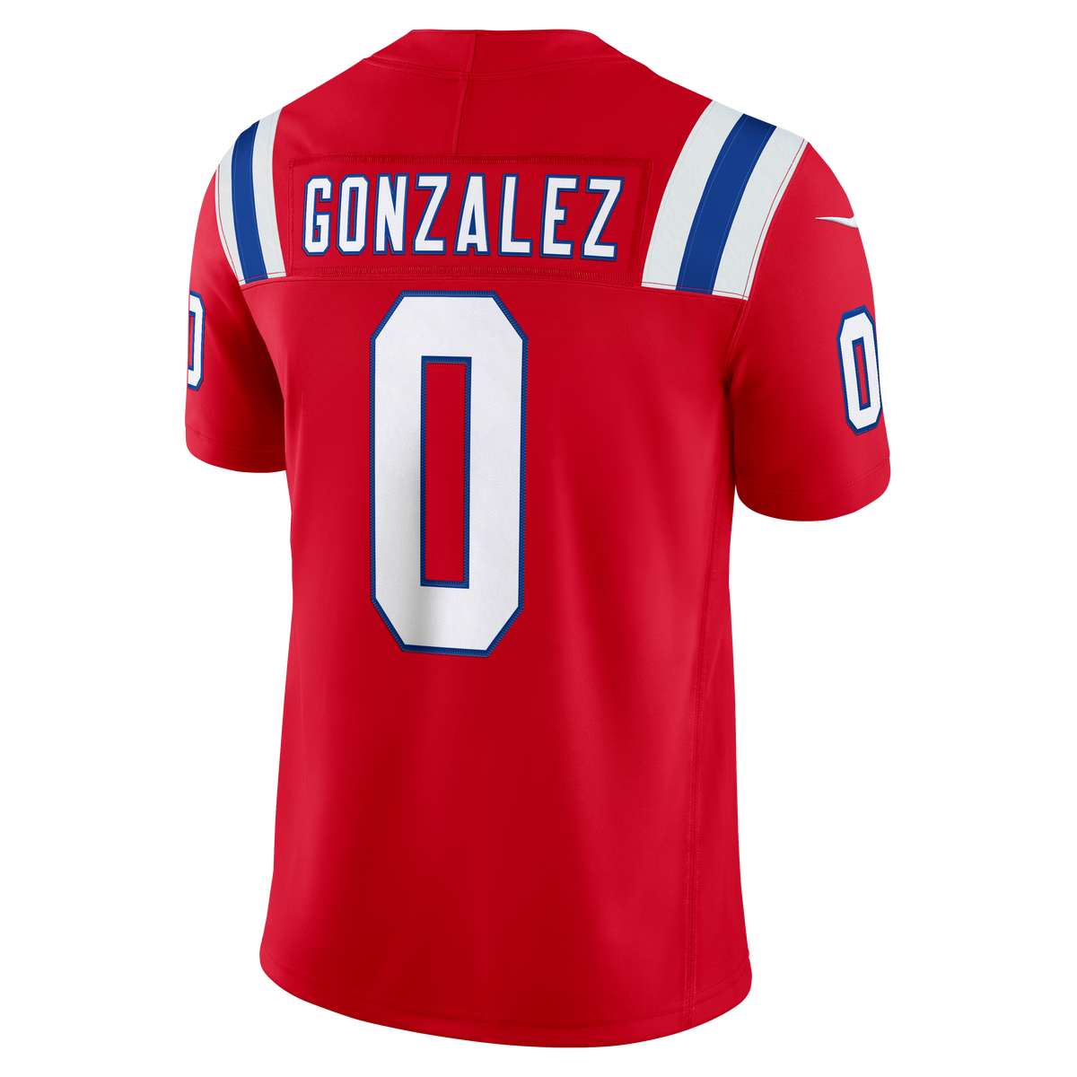 Men's New England Patriots Christian Gonzalez White Stitched Jersey
