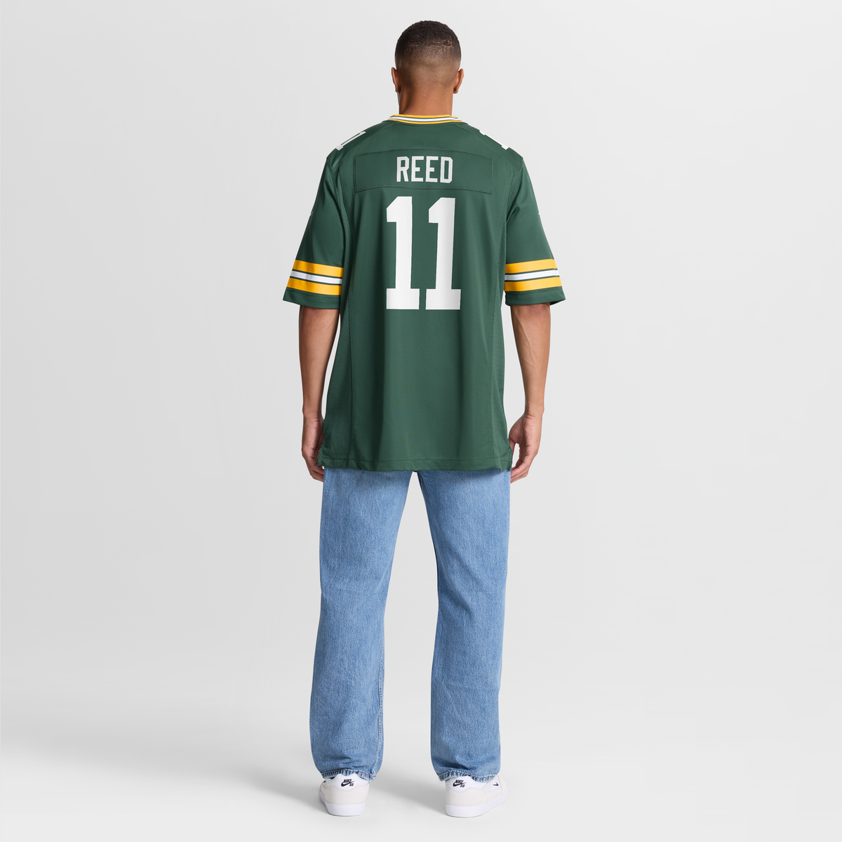Men's Green Bay Packers Jayden Reed Green Jersey