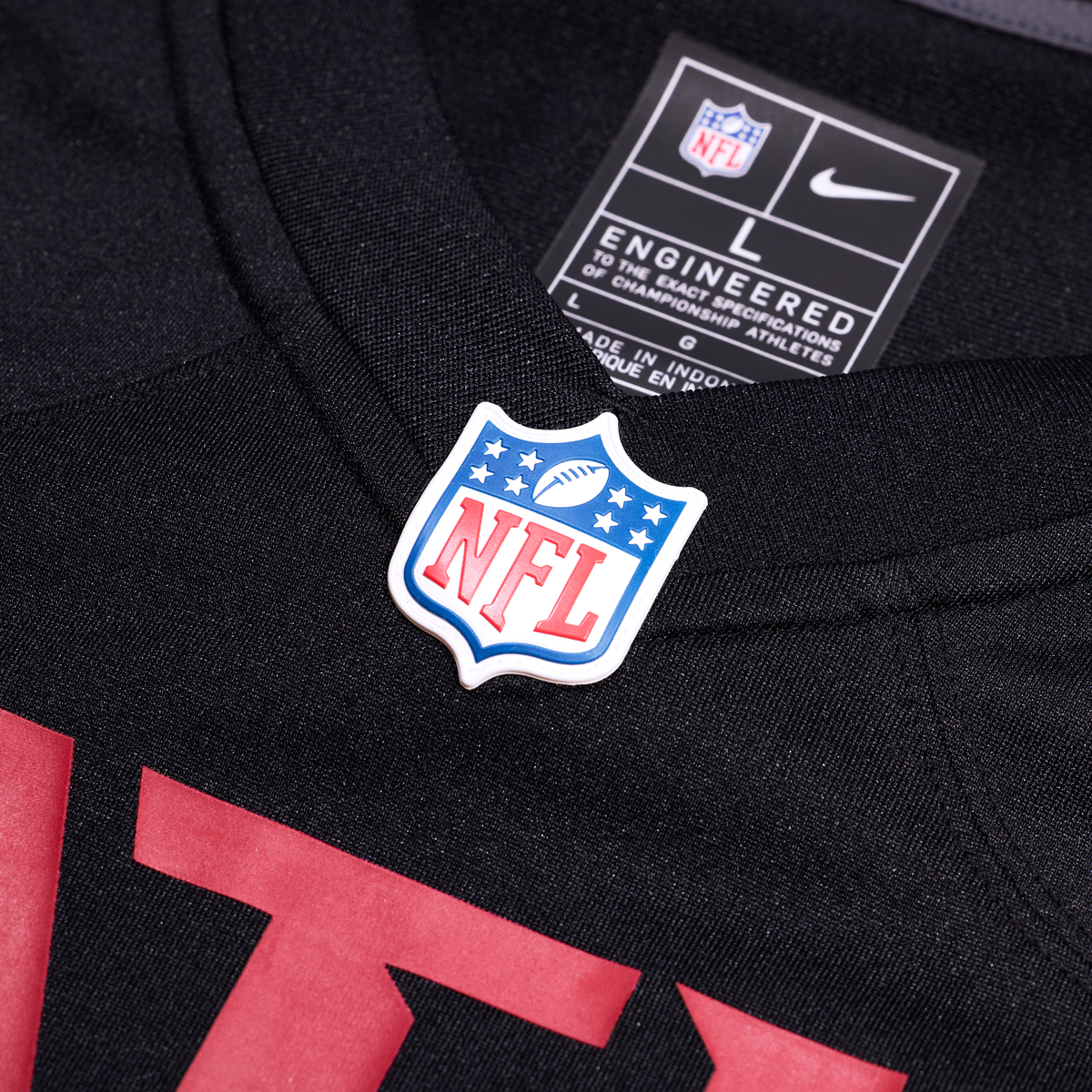 Men's Atlanta Falcons Josh Woods Black Team Jersey