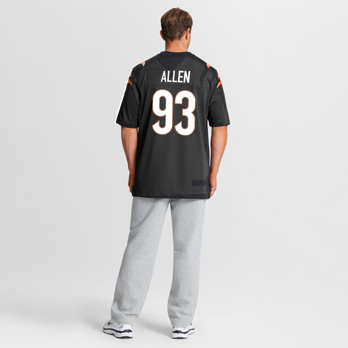 Men's Cincinnati Bengals Jonathan Allen Black Team Jersey