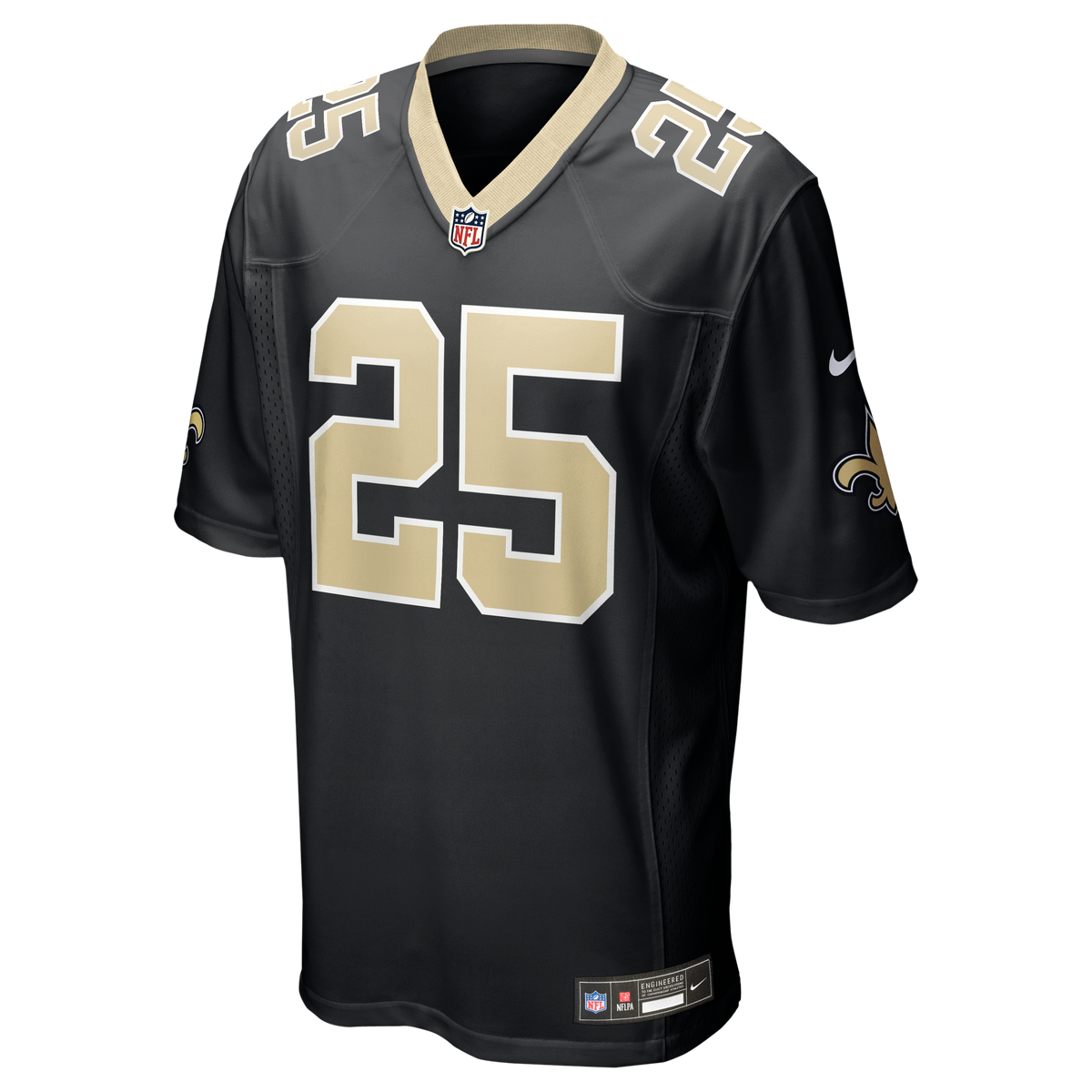 Men's New Orleans Saints Rejzohn Wright Black Team Jersey