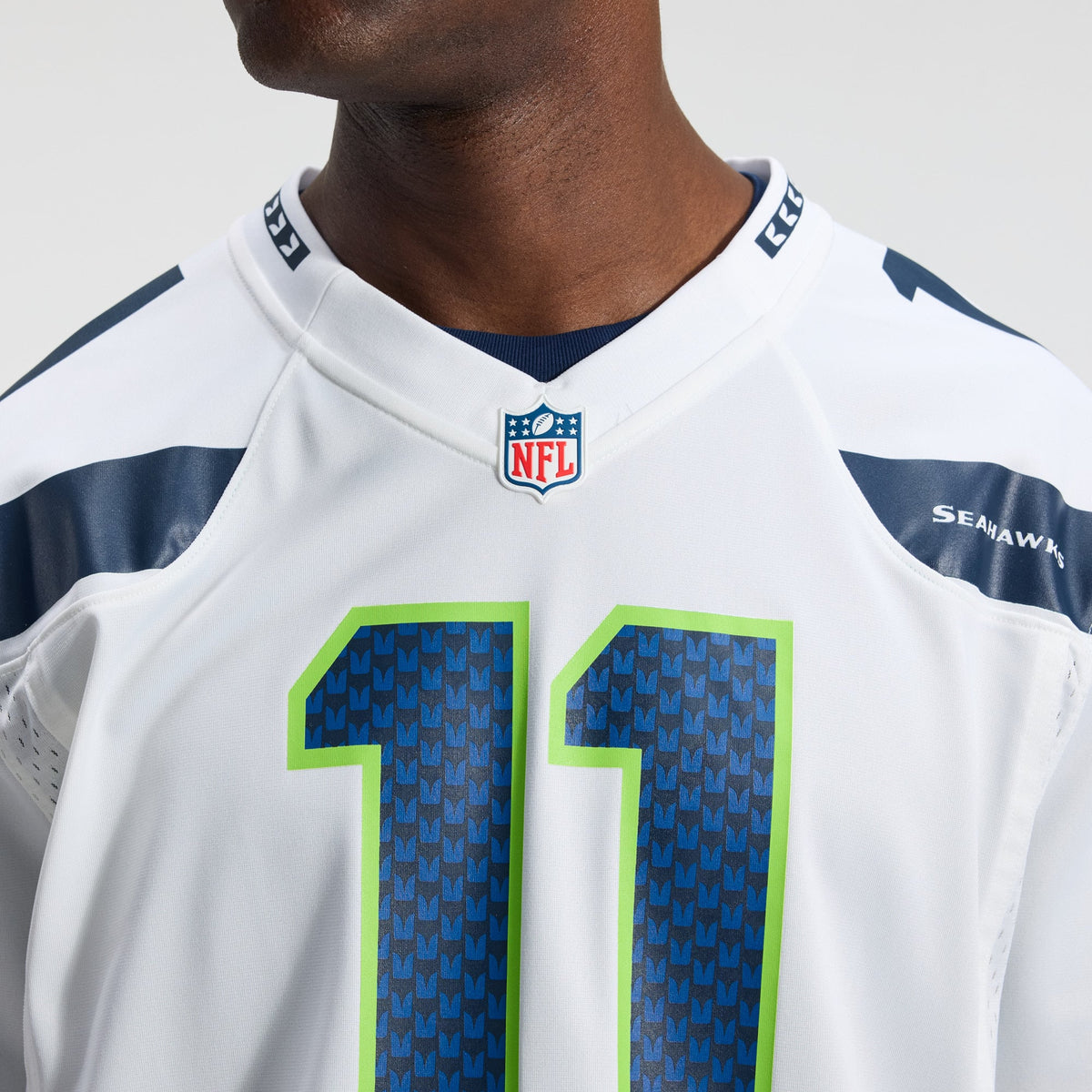 Men's Seattle Seahawks Jaxon Smith Njigba Royal Throwback Player Jersey