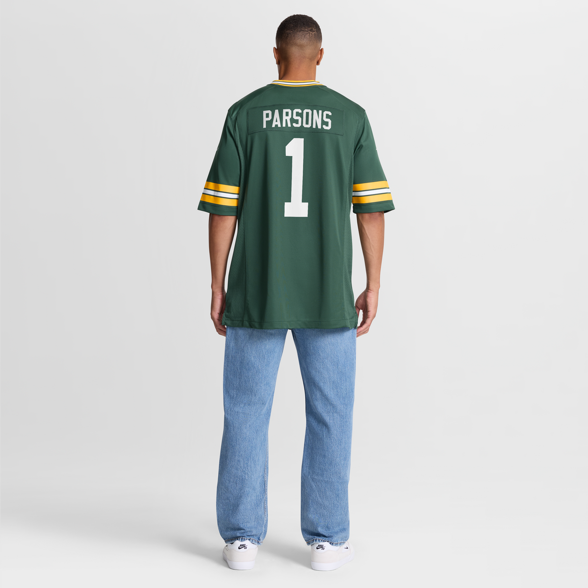 Men's Green Bay Packers Micah Parsons White Game Player Jersey