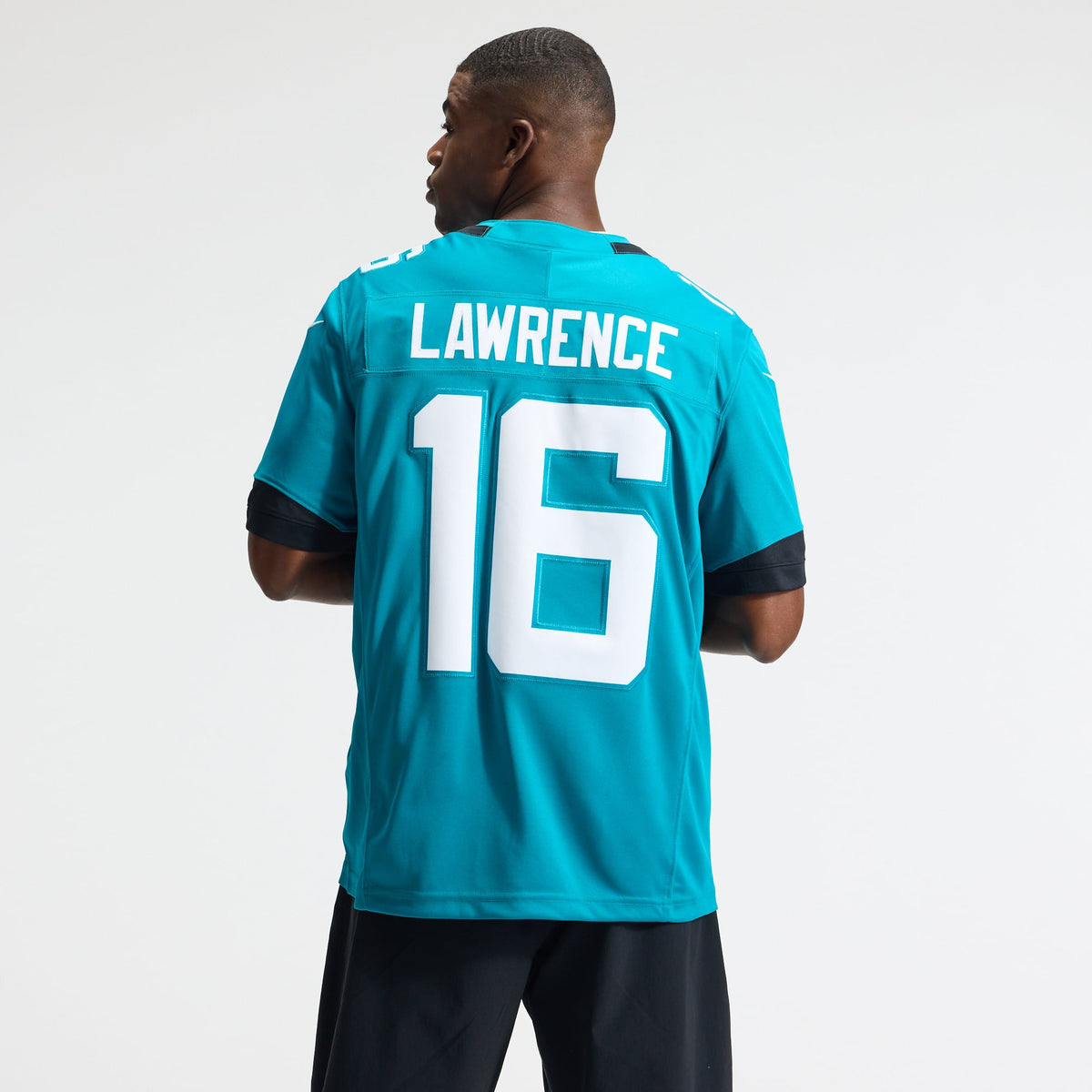 Men's Jacksonville Jaguars Trevor Lawrence Teal Team Stitched Jersey