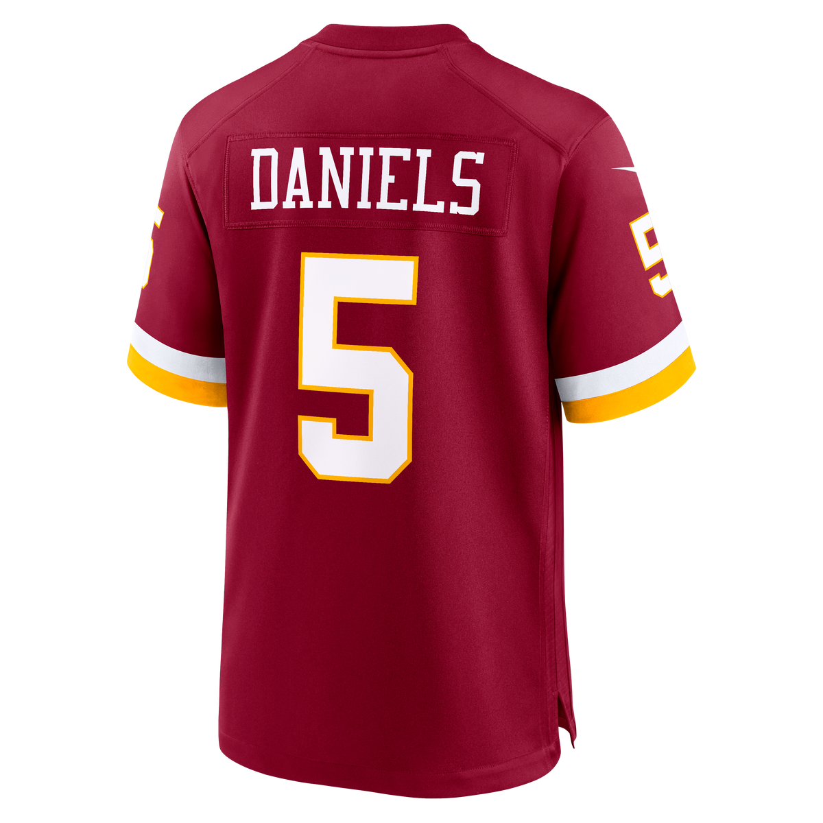 Hail Raiser Men's Washington Commanders Jayden Daniels Black Alternate Jersey