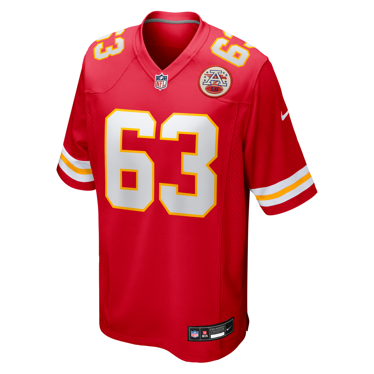Men's Kansas City Chiefs Willie Lanier Red Retired Player Jersey