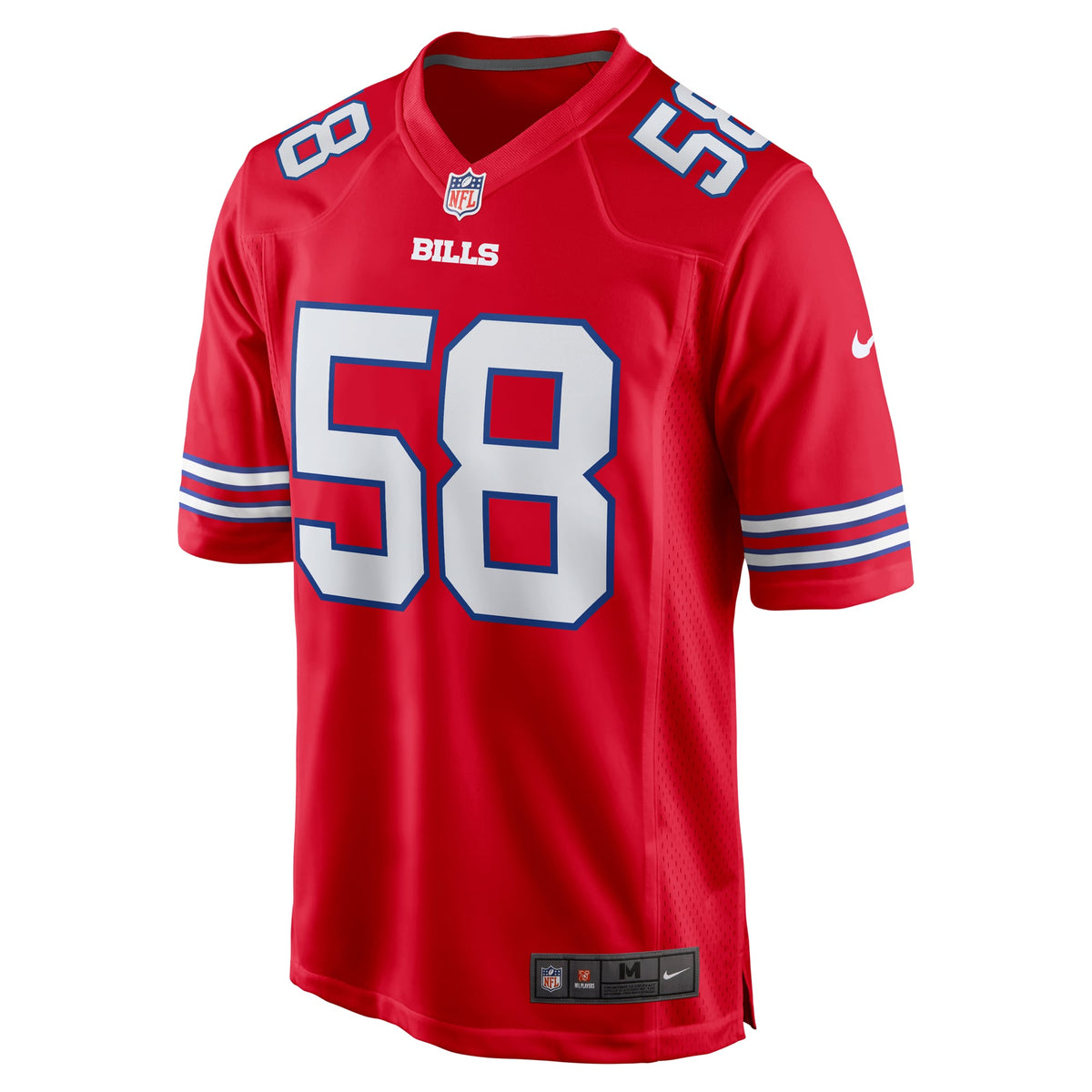 Men's Buffalo Bills Matt Milano Red Alternate Jersey