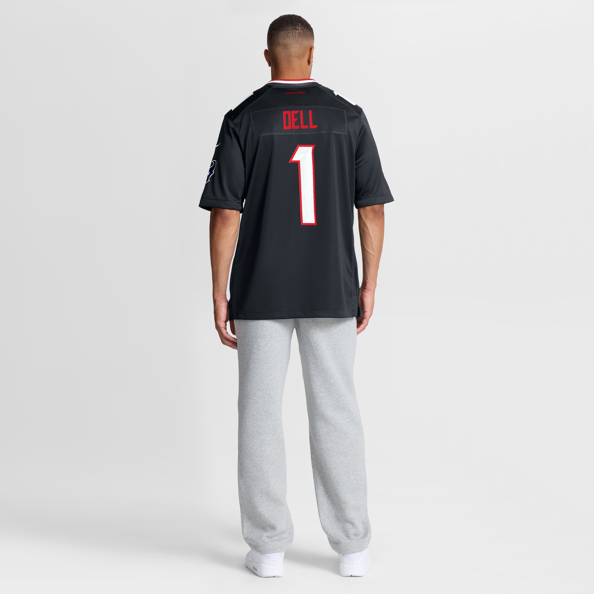 Men's Houston Texans Tank Dell Navy Team Jersey