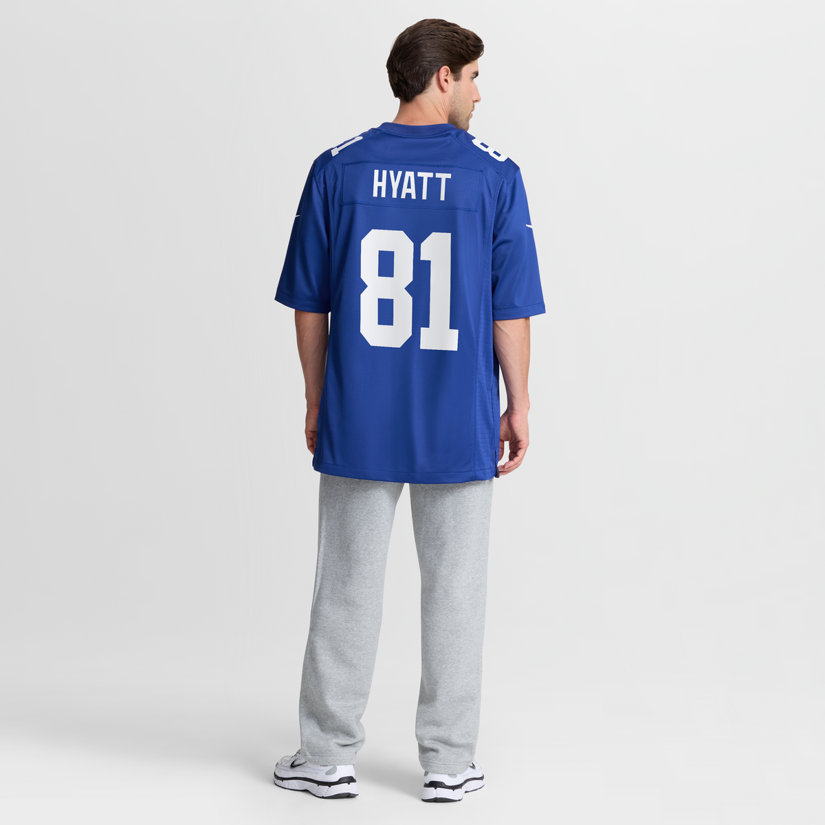 Men's New York Giants Jalin Hyatt Royal Team Jersey