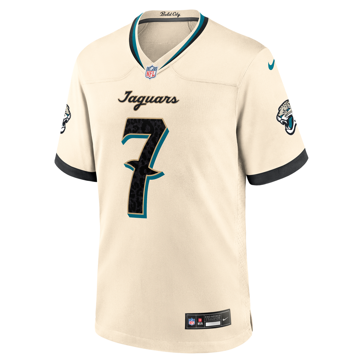 Men's Jacksonville Jaguars Brian Thomas Jr Natural 2026 Rivalries Collection Jersey