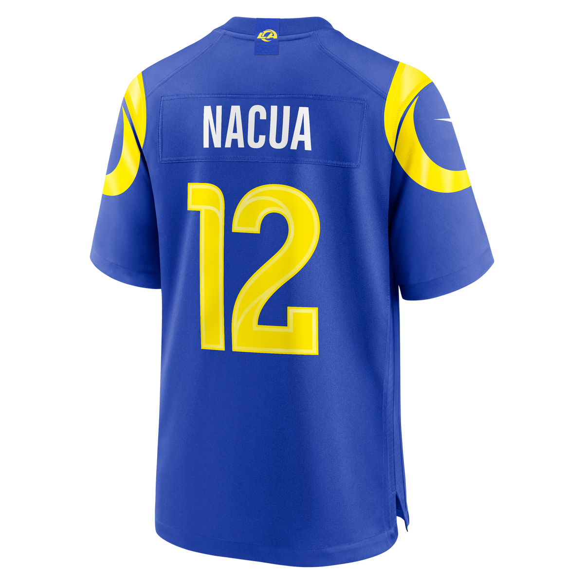 Men's Los Angeles Rams Puka Nacua White White Game Player Jersey
