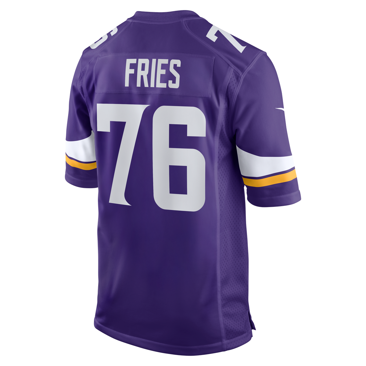 Men's Minnesota Vikings Will Fries Purple Team Jersey